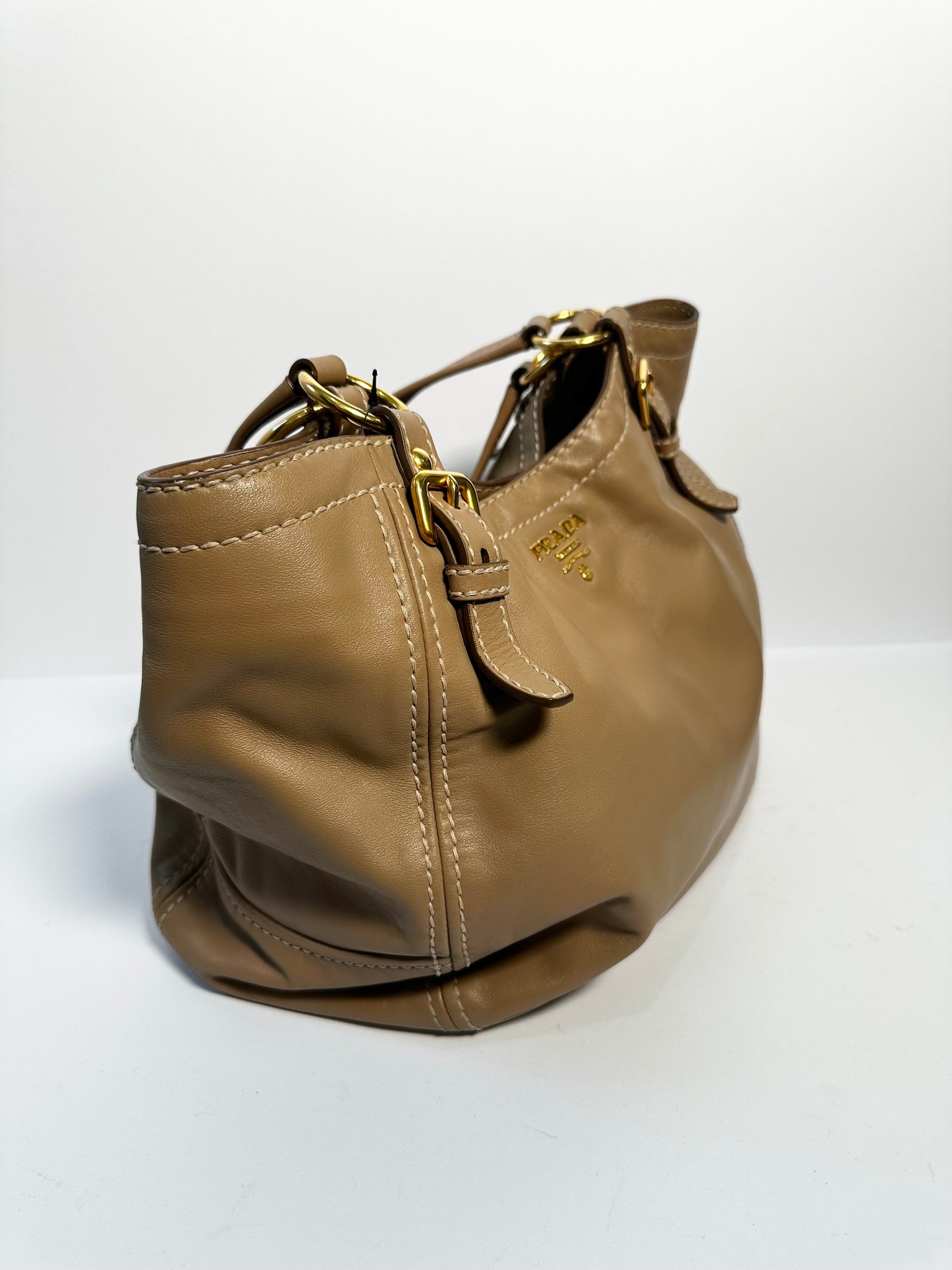 Beige Prada Handbag