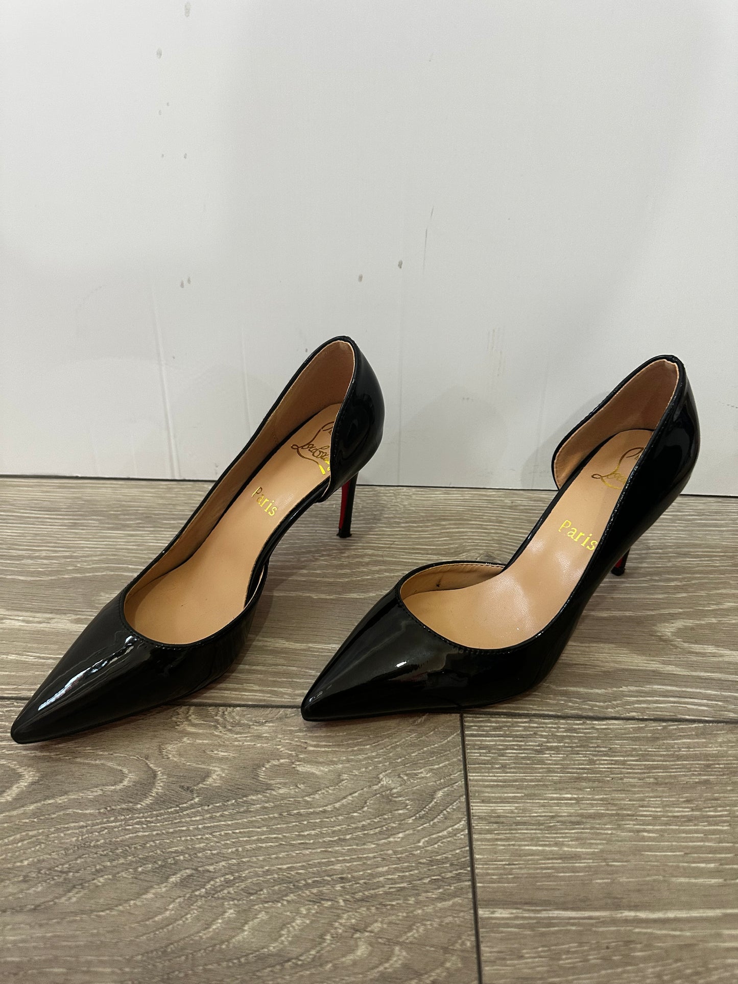 Black Christian Louboutin Heels, Size 37 - UK 4