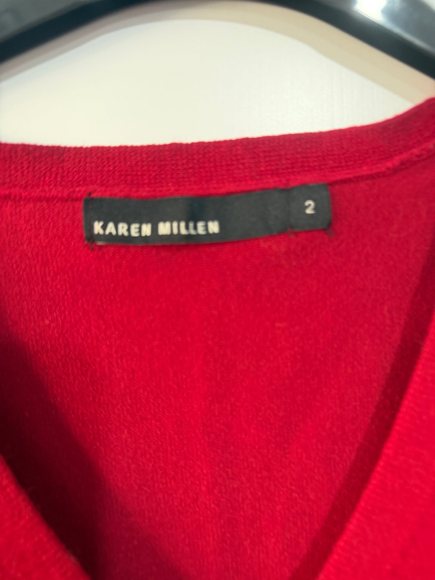 Red Karen Millen Top, Small
