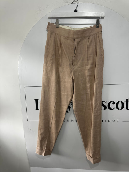 Beige/Pink Isabel Marant Trousers, Size 8