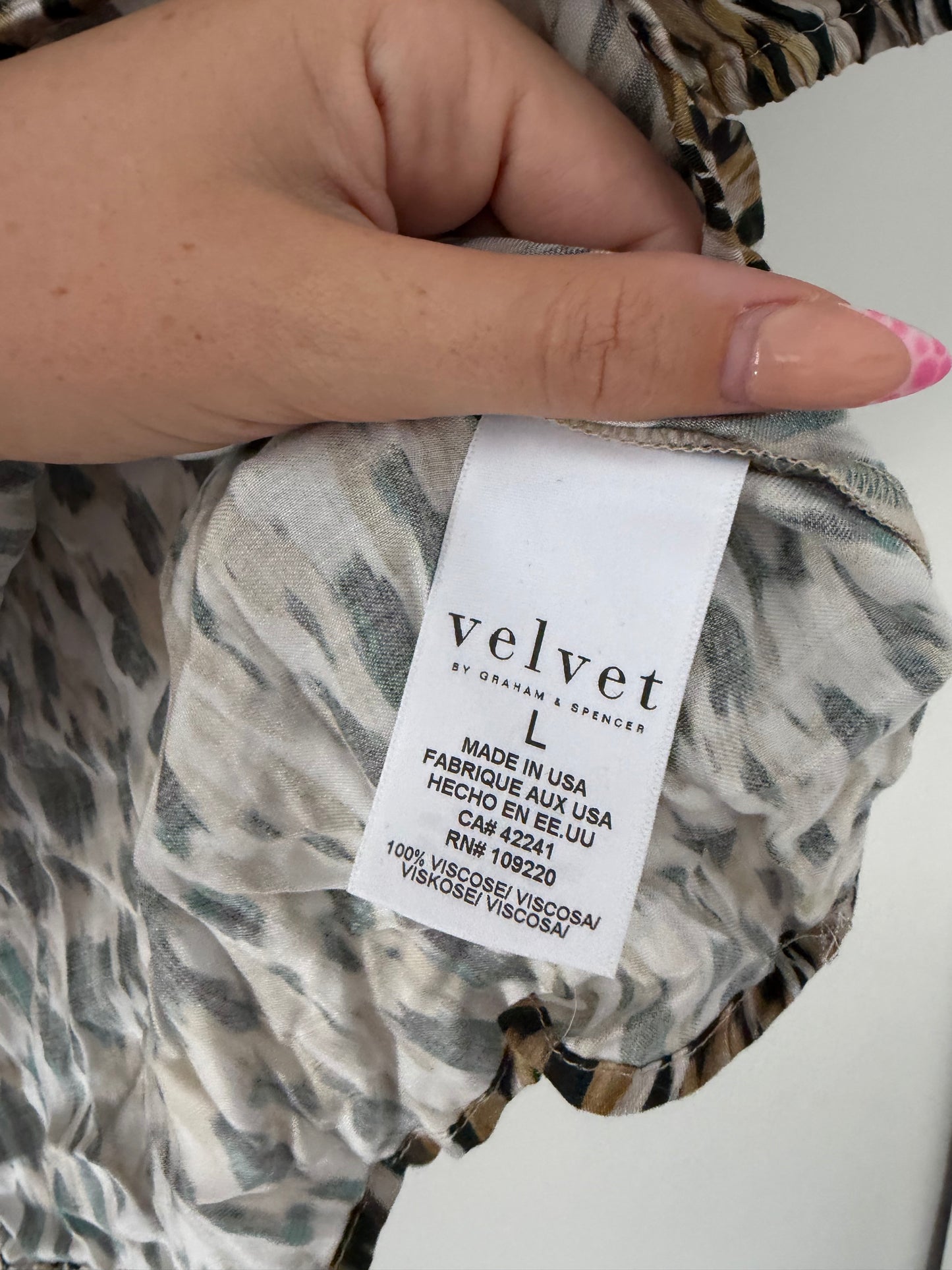 Pre-loved Yellow Velvet by Graham & Spencer Blouse, L, BNWT