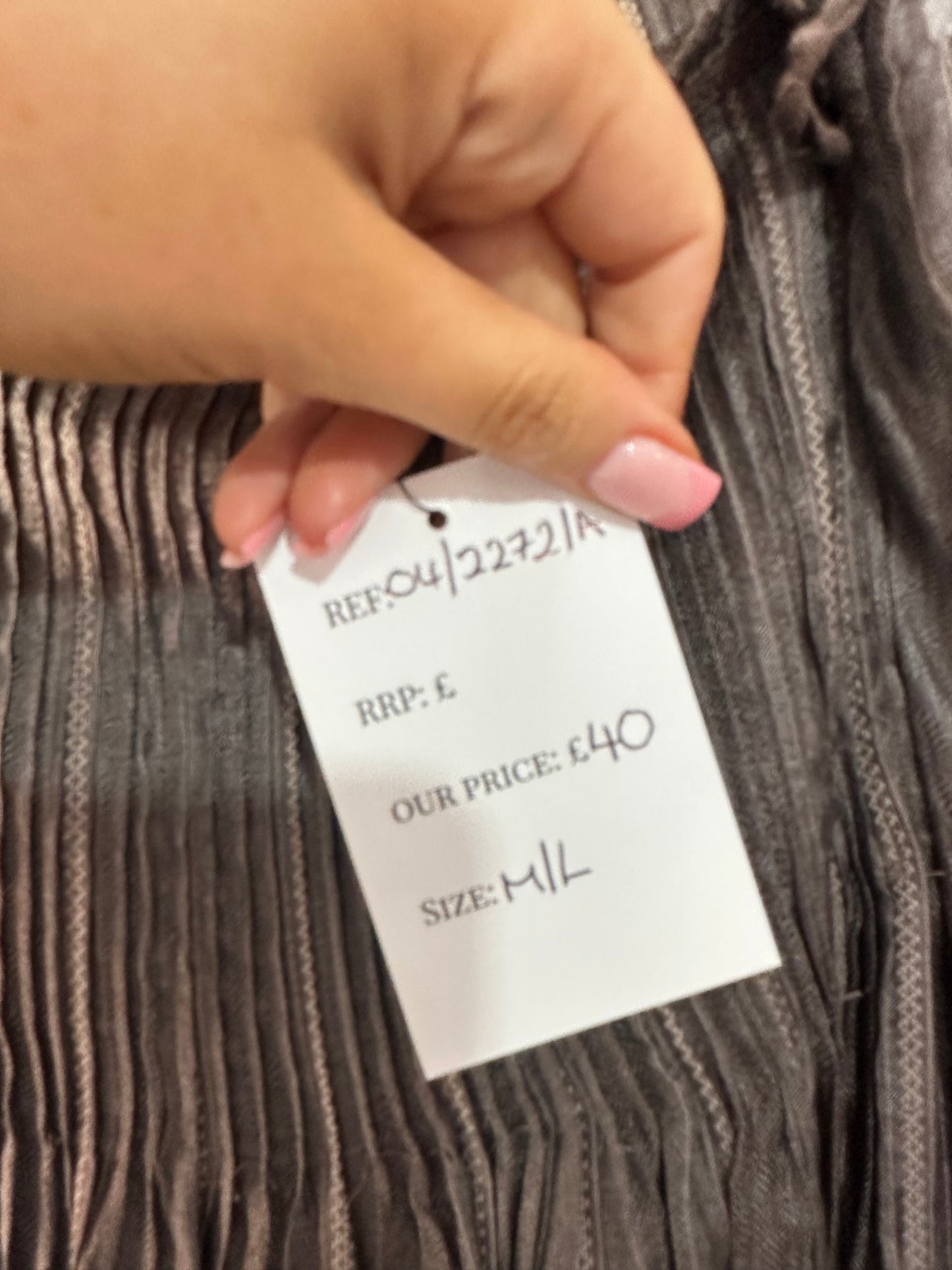 Chine Maxi Skirt, Size Large