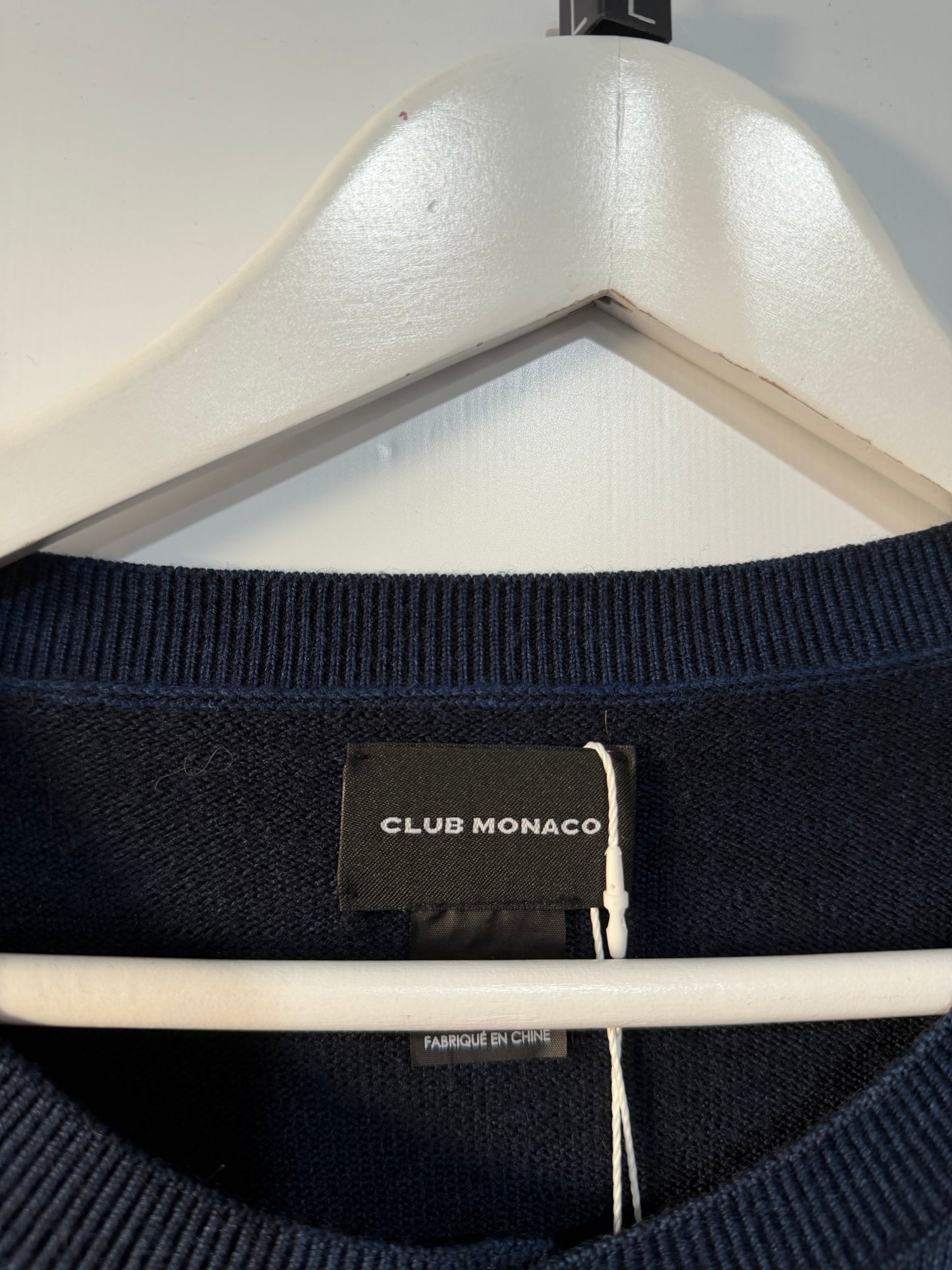 Navy Club Monaco Men’s Sweater, Size XL