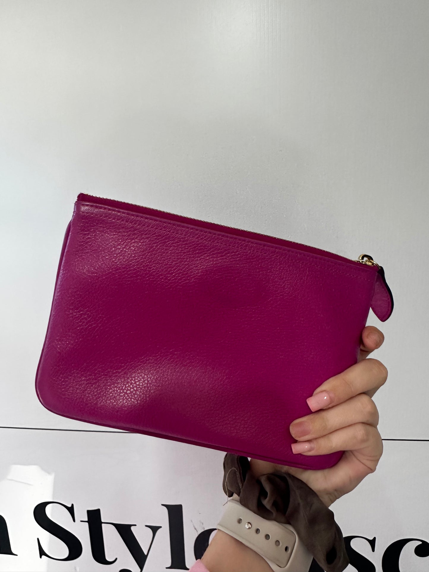 Hot Fuchsia Mulberry Clutch
