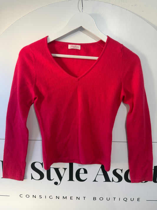 Pink Little London Cashmere Jumper, Small