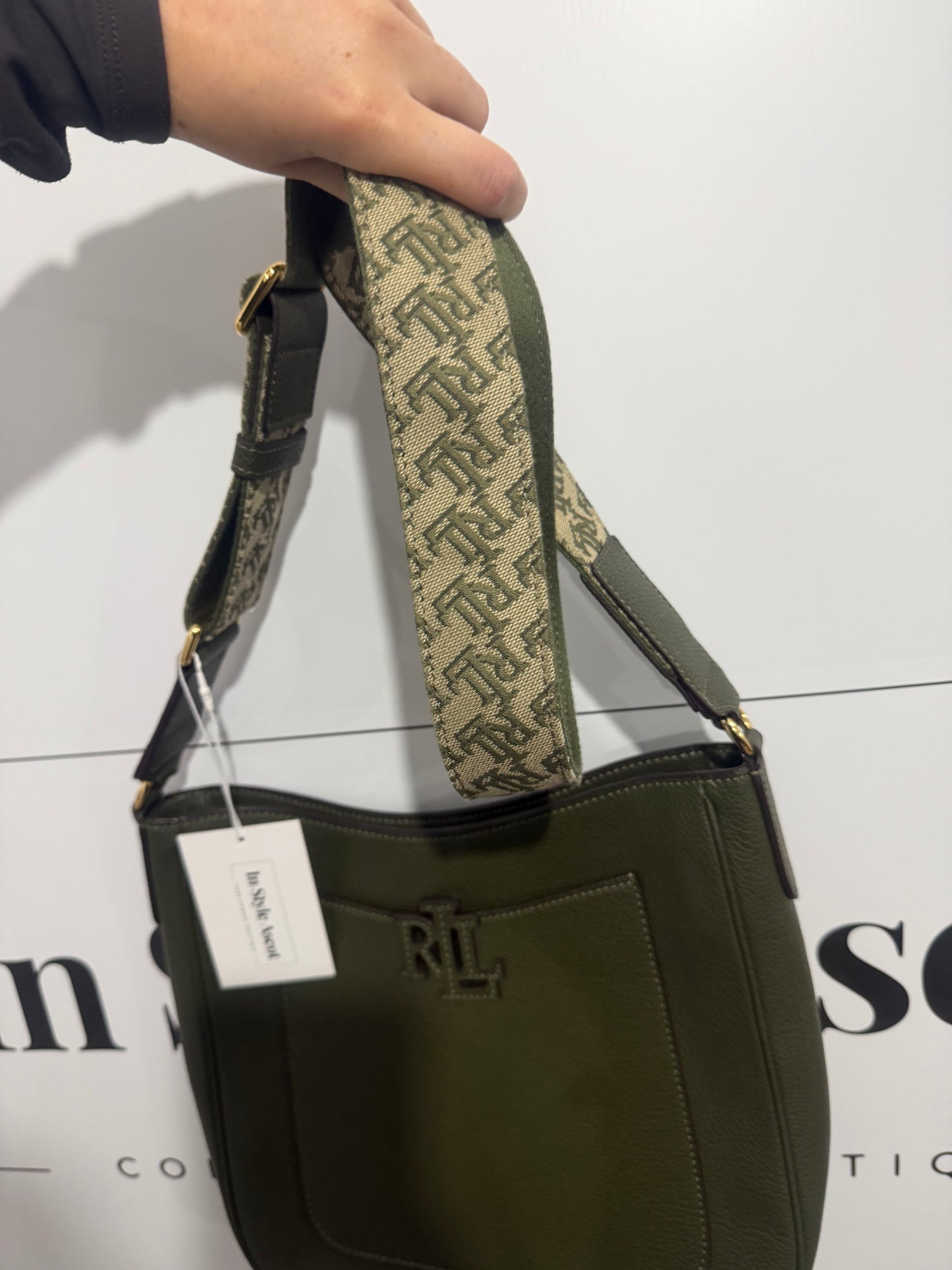 Green Lauren by Ralph Lauren Crossbody Bag