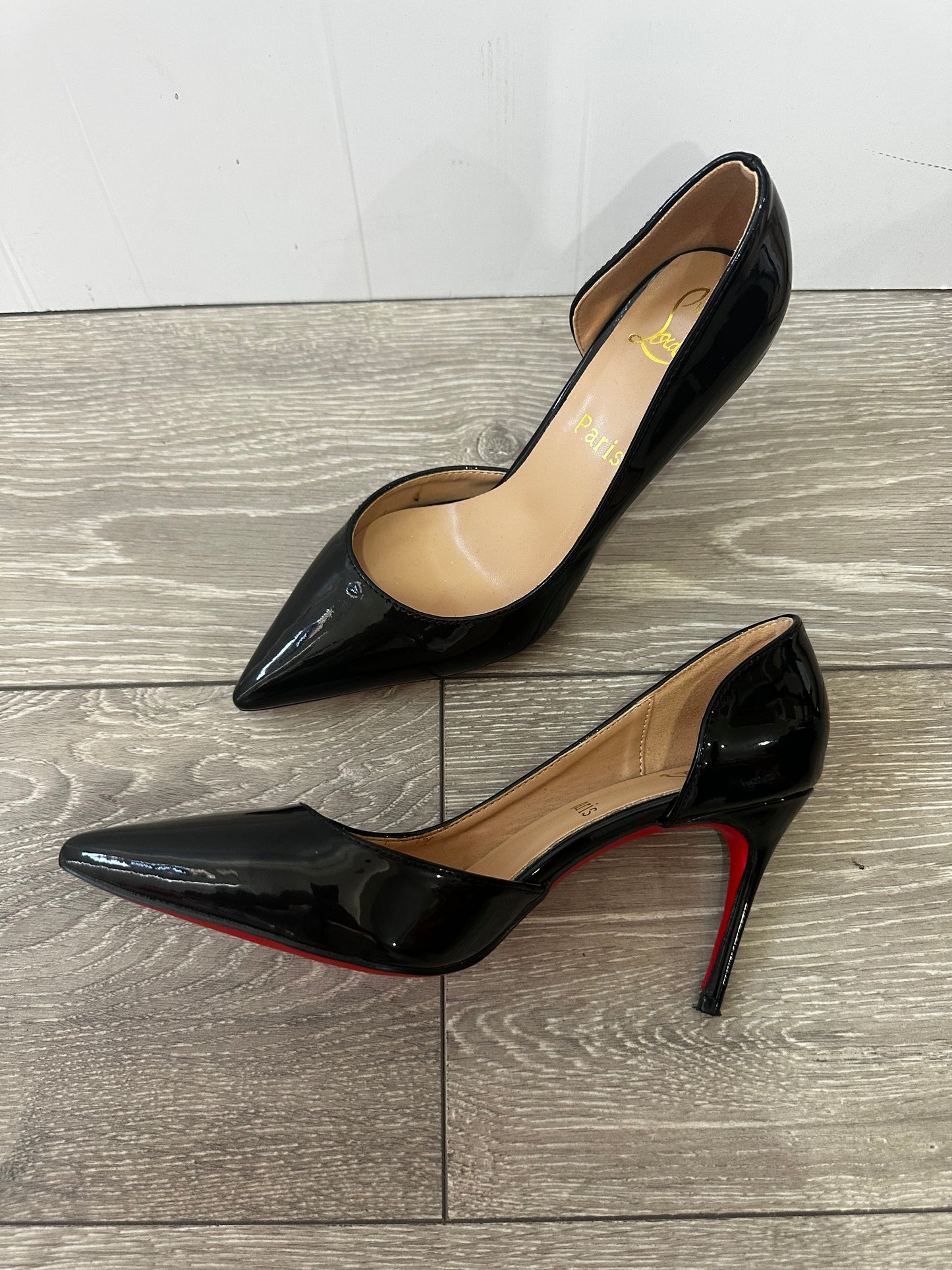 Black Christian Louboutin Heels, Size 37 - UK 4