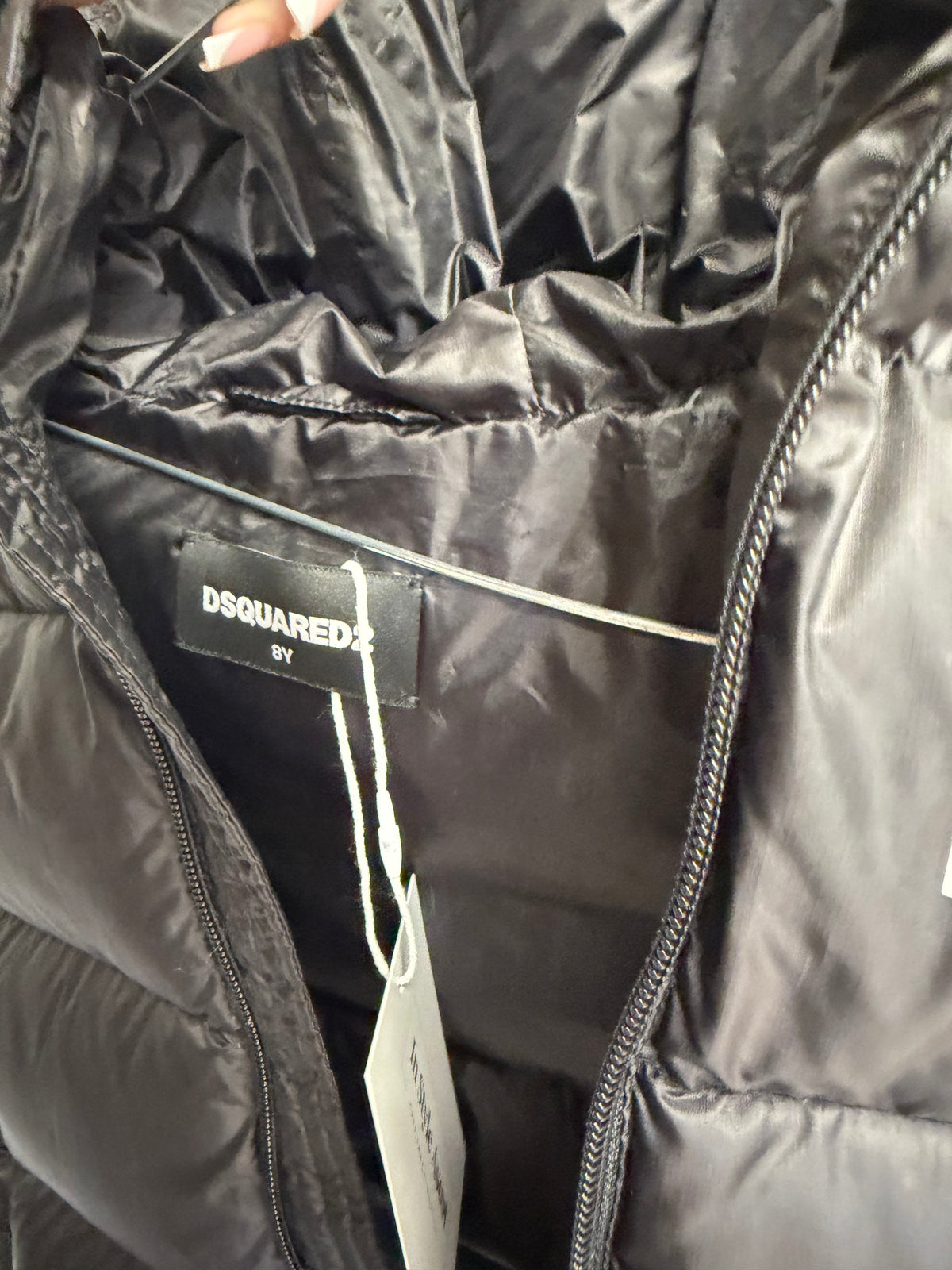 Preloved DSquared2 kids Gilet Age 8 Black
