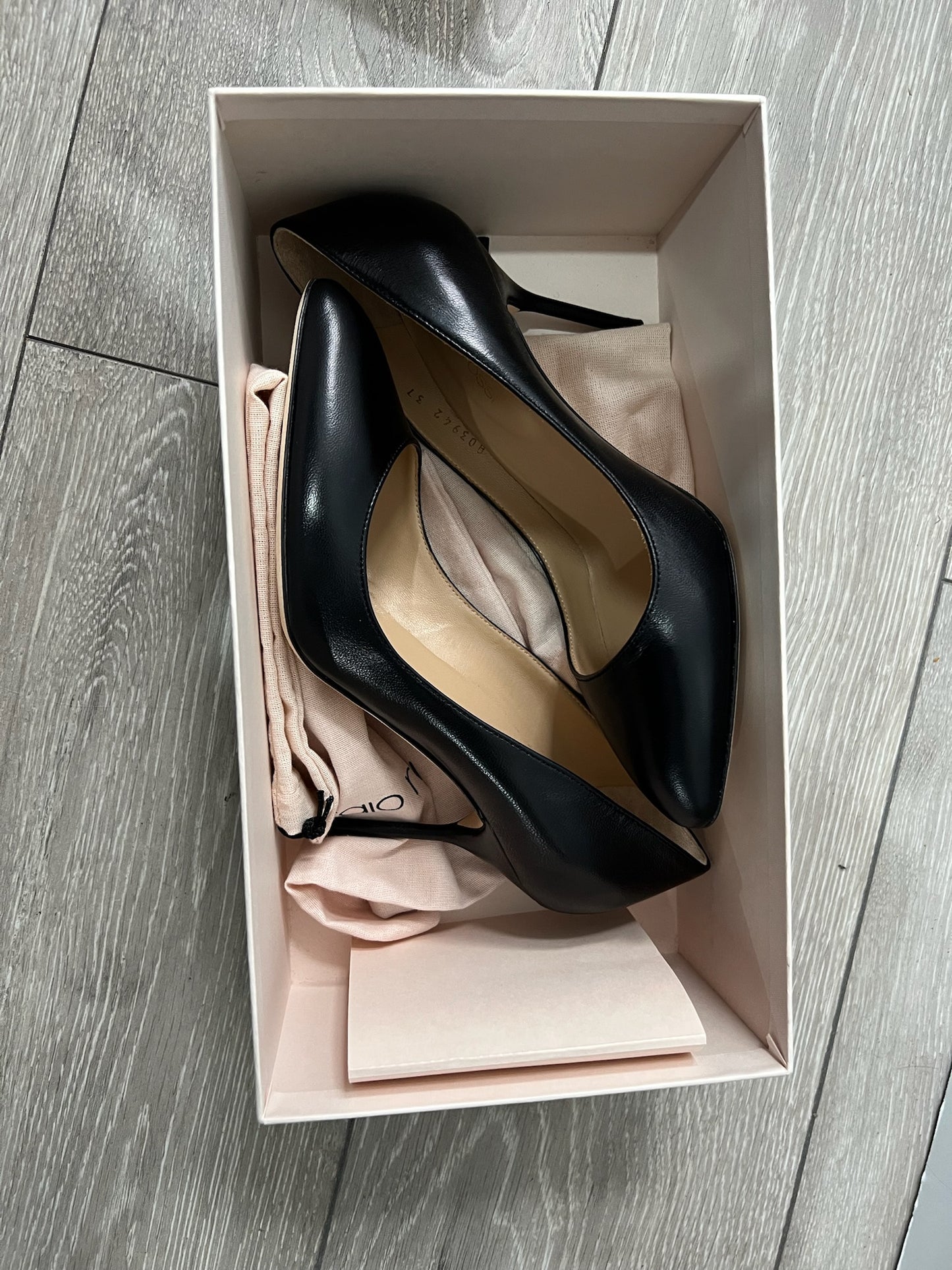 Black Sergio Rossi Heels, 38-5