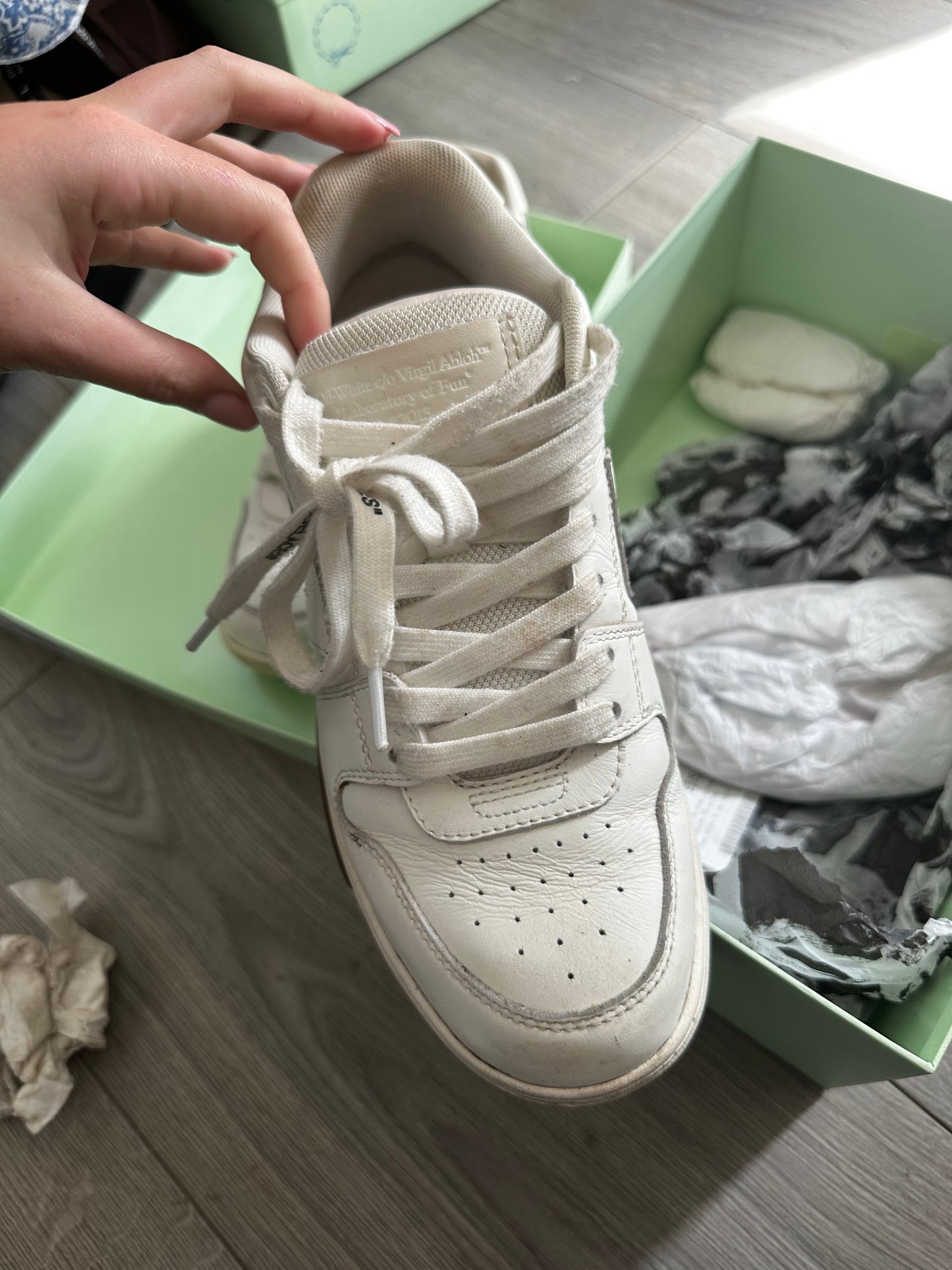 White Off White Trainers, 6