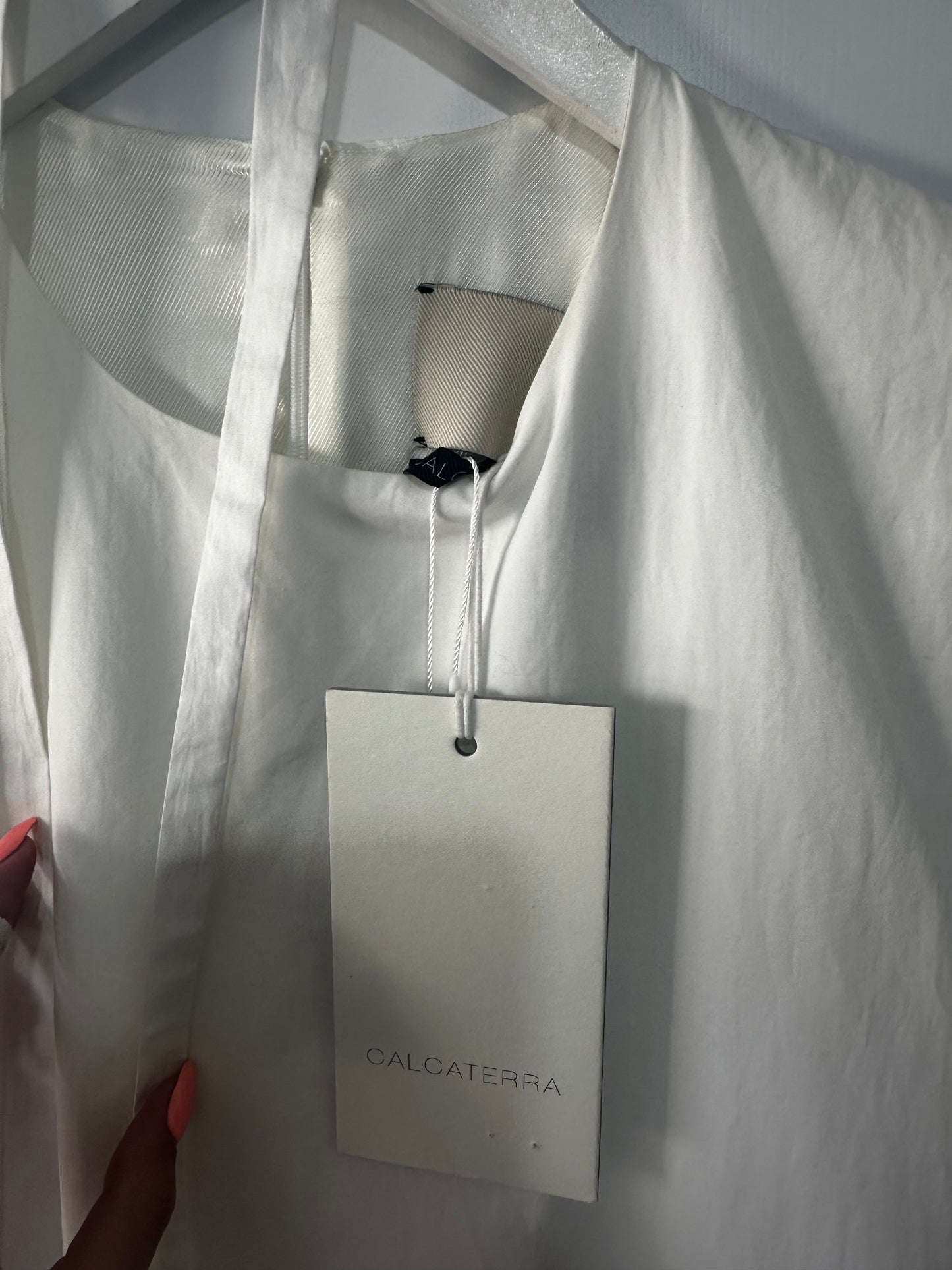 White Calcaterra Dress, Size 8-10