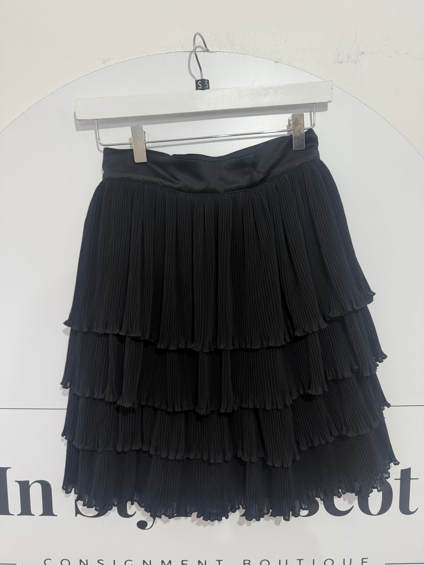 Black Blue Charm Skirt, Size 8