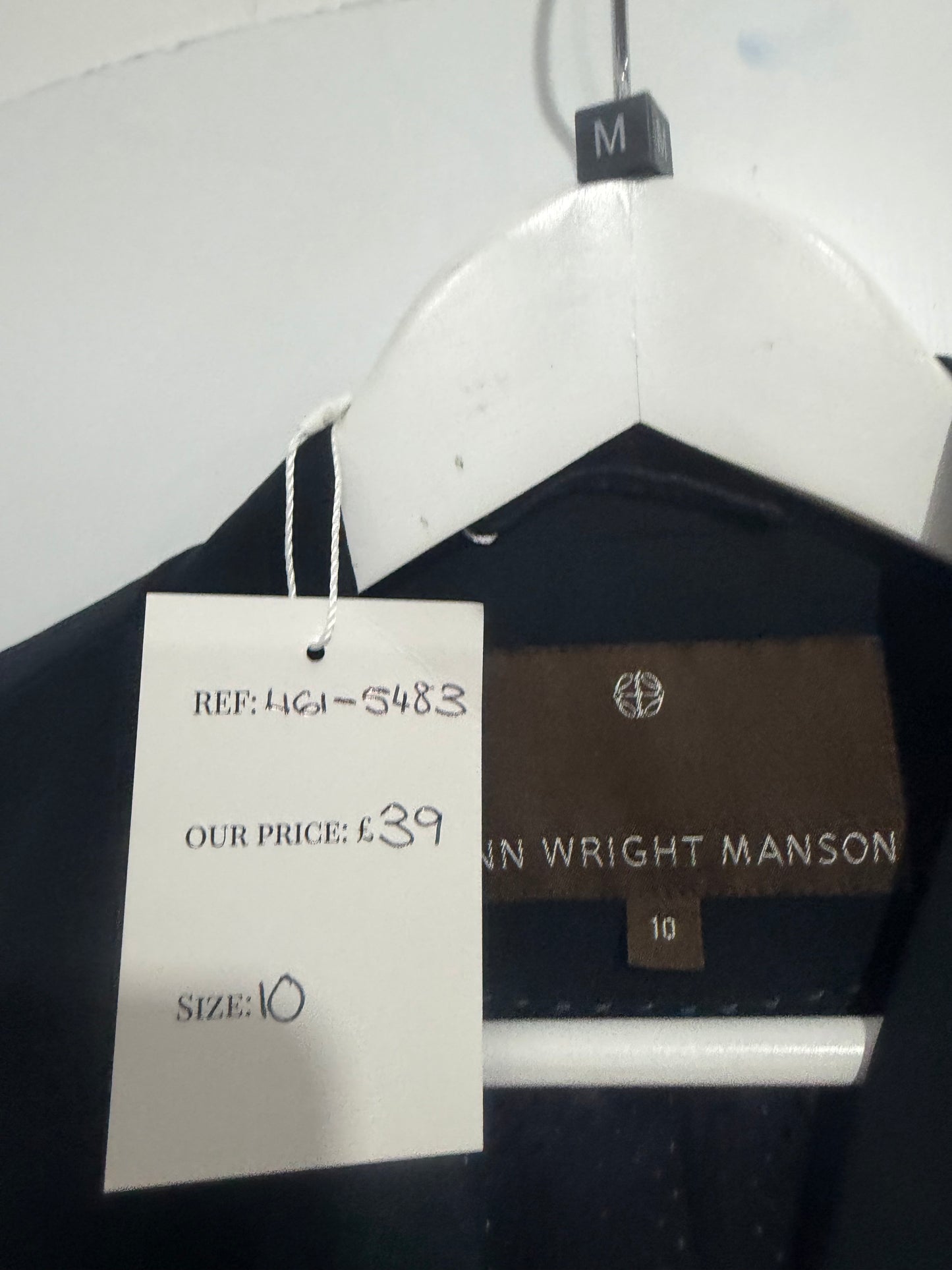 Navy Fenn Wright Manson Short Jacket, Size 10