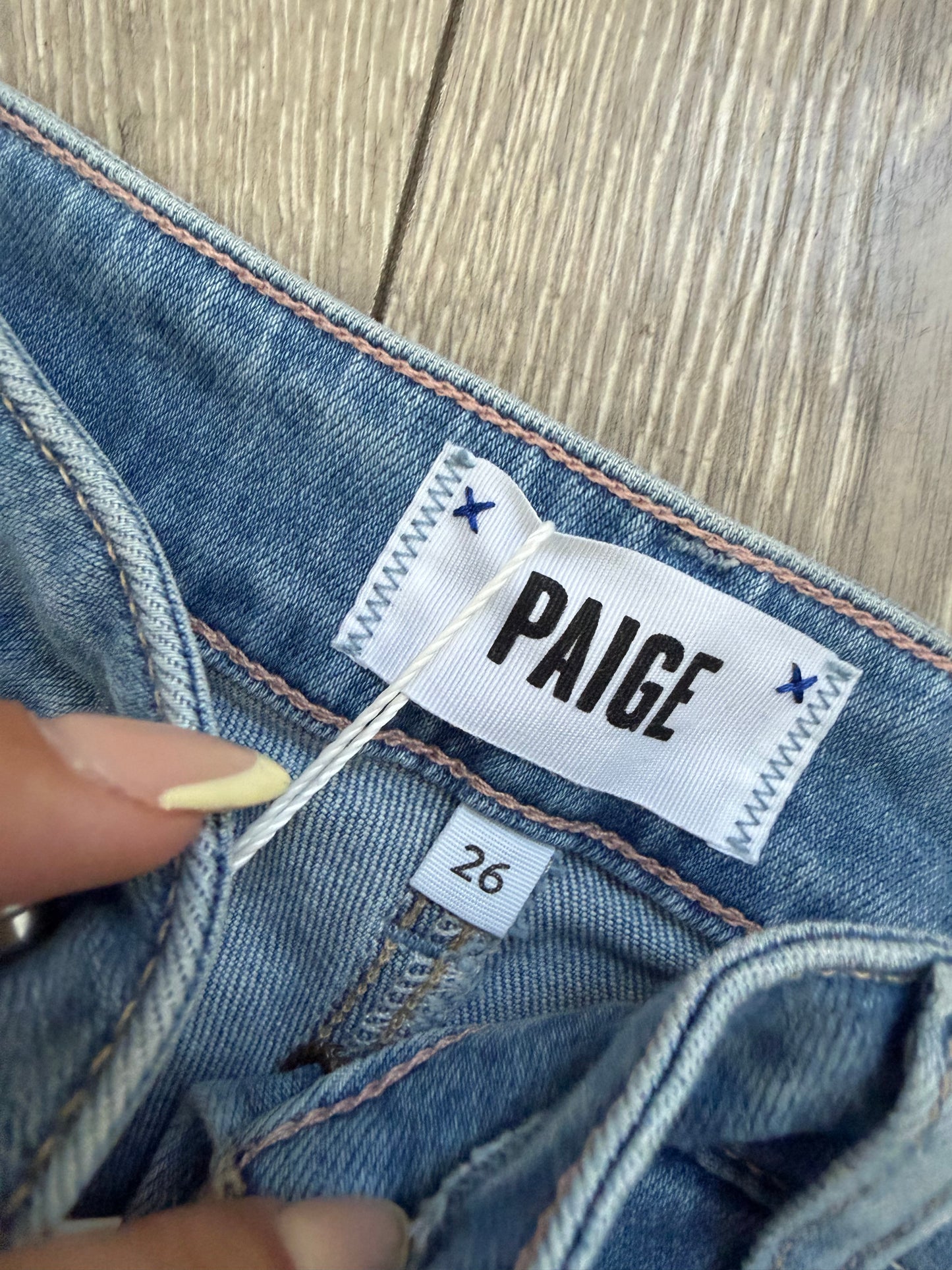 Preloved Blue Paige Jeans, 26