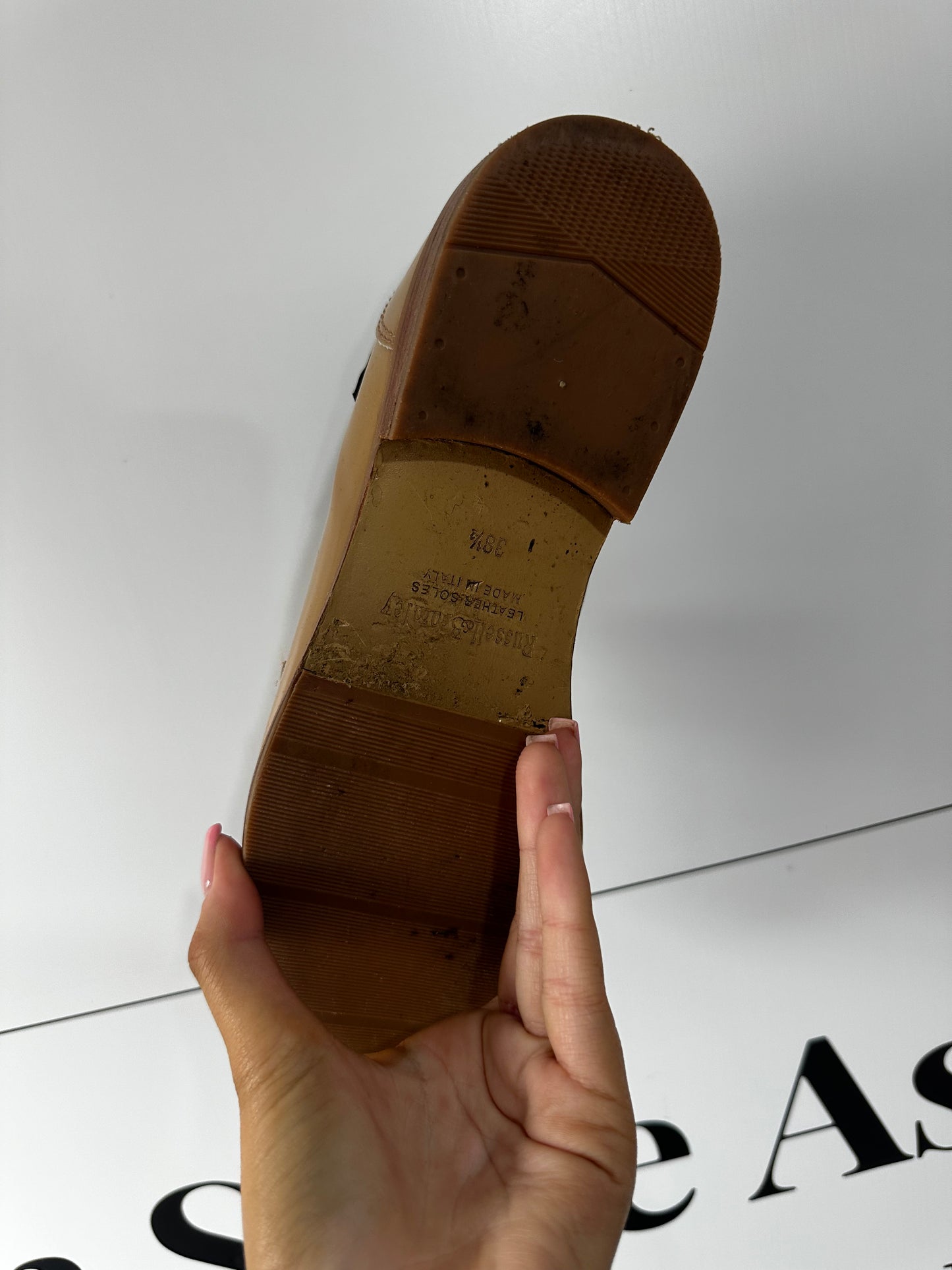 Beige Russell & Bromley Loafers, 5.5