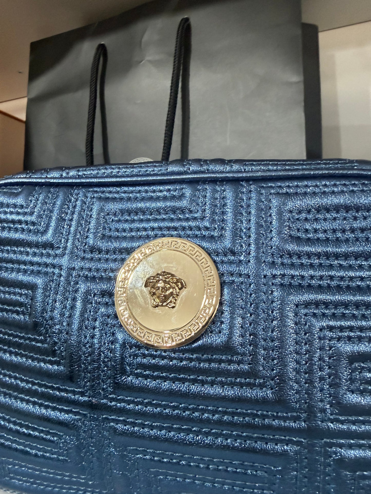 Blue Versace Bag