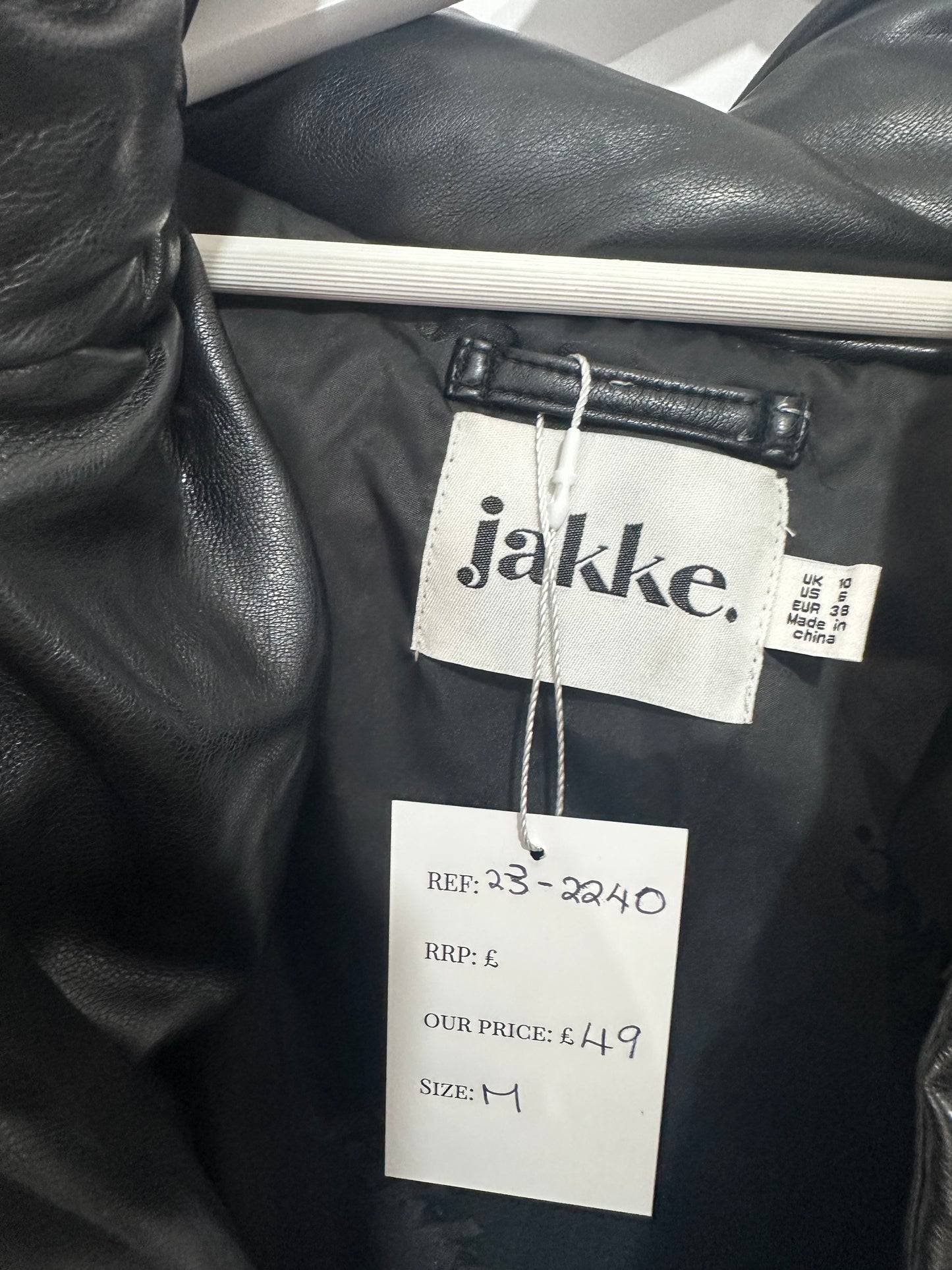 Leather jakke Coat