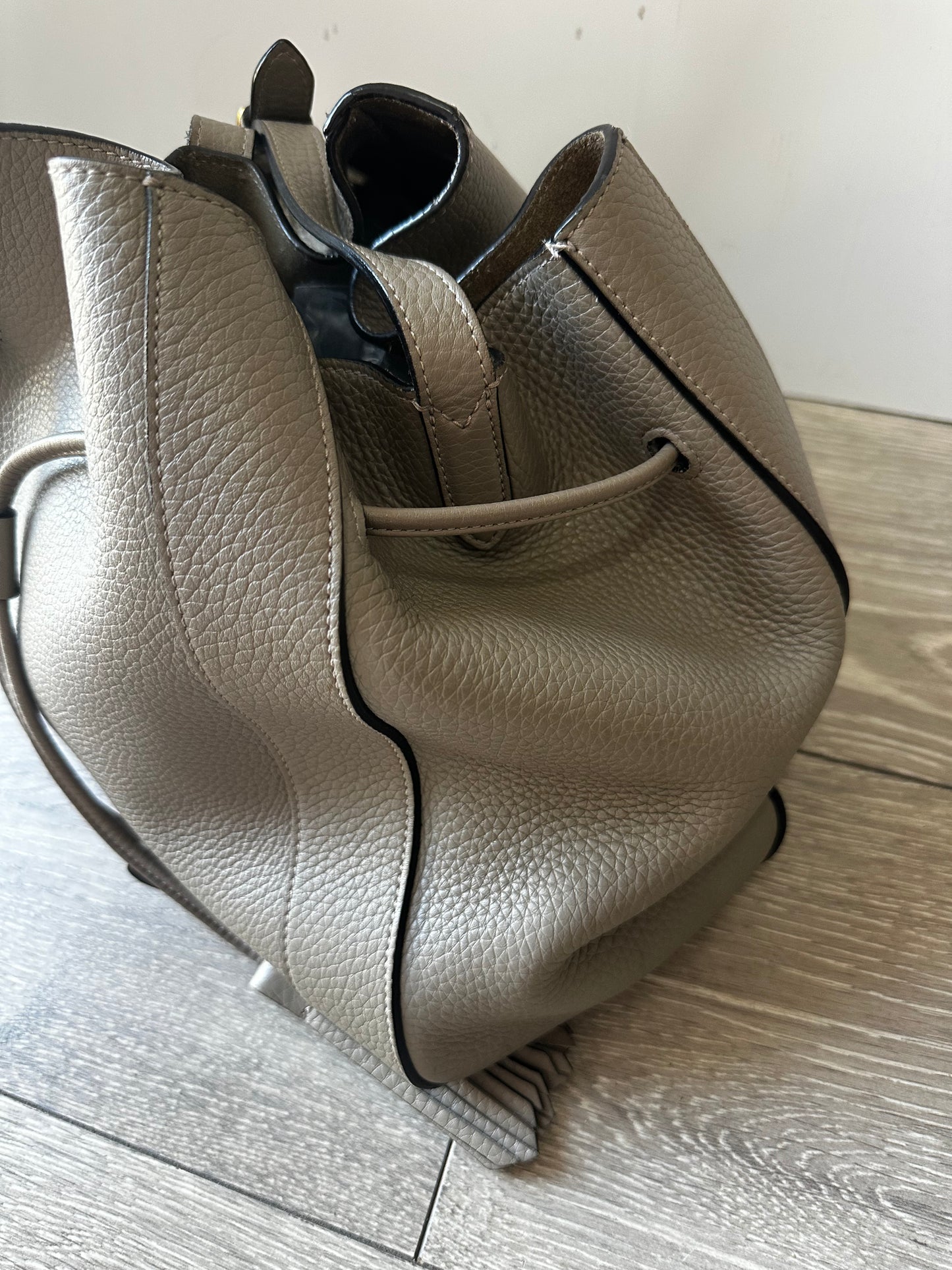 Grey Mulberry Bucket Handbag