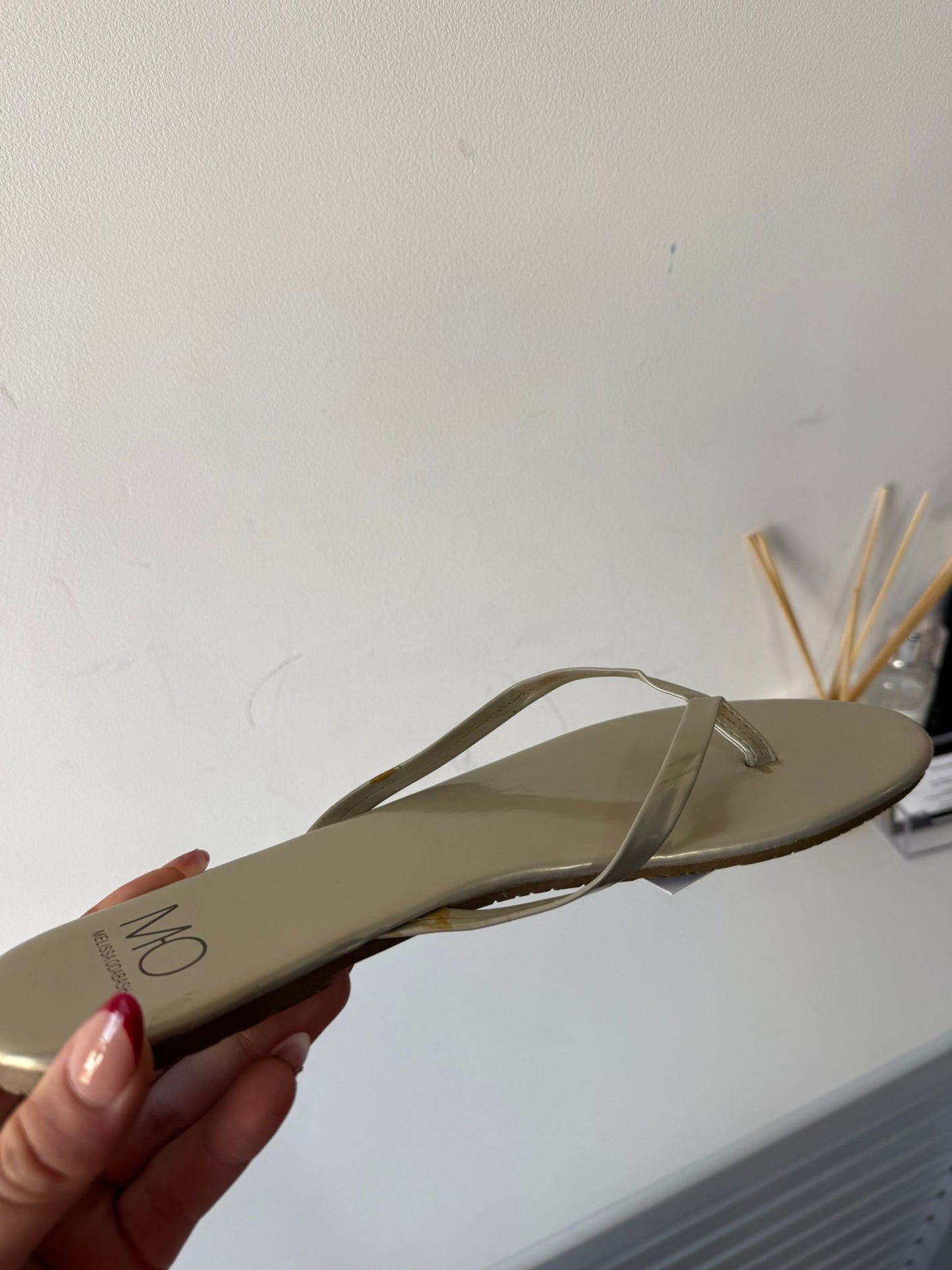 Pre-loved Gold Melissa Obabash Sandals, 7