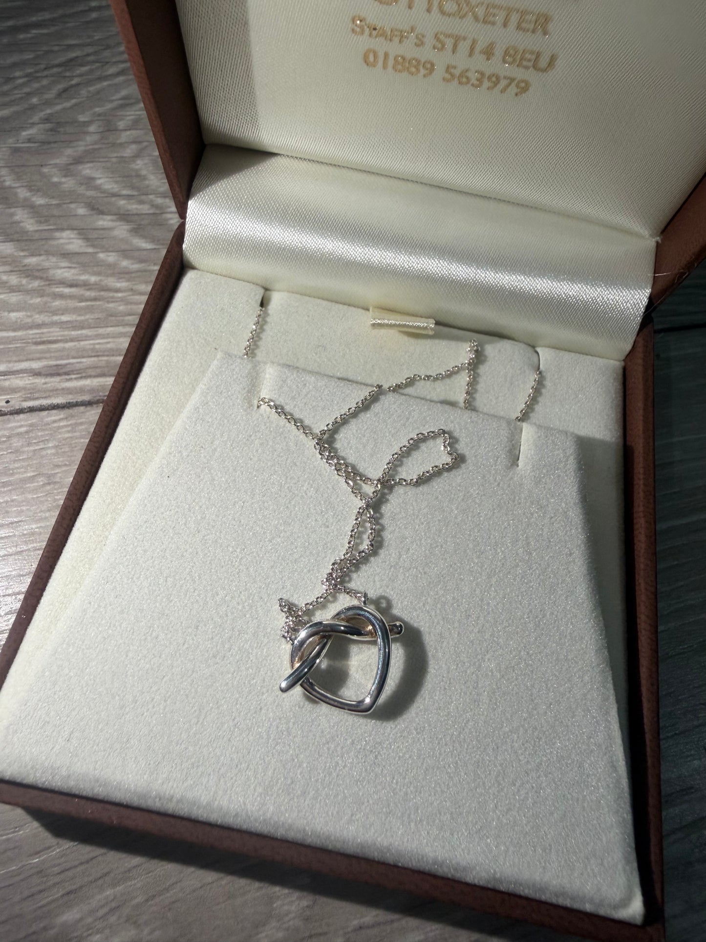 Silver Willisford's Necklace, Heart