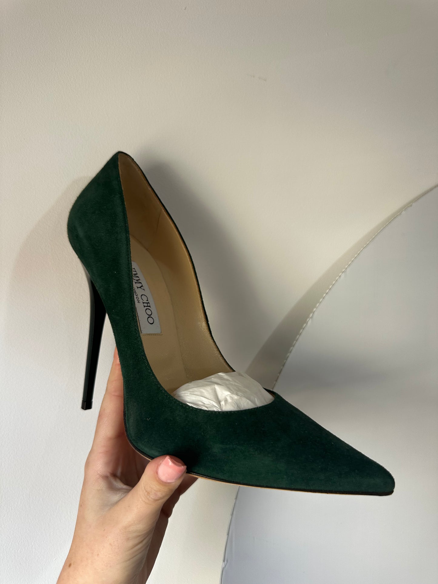 Green Jimmy Choo Heels, 7