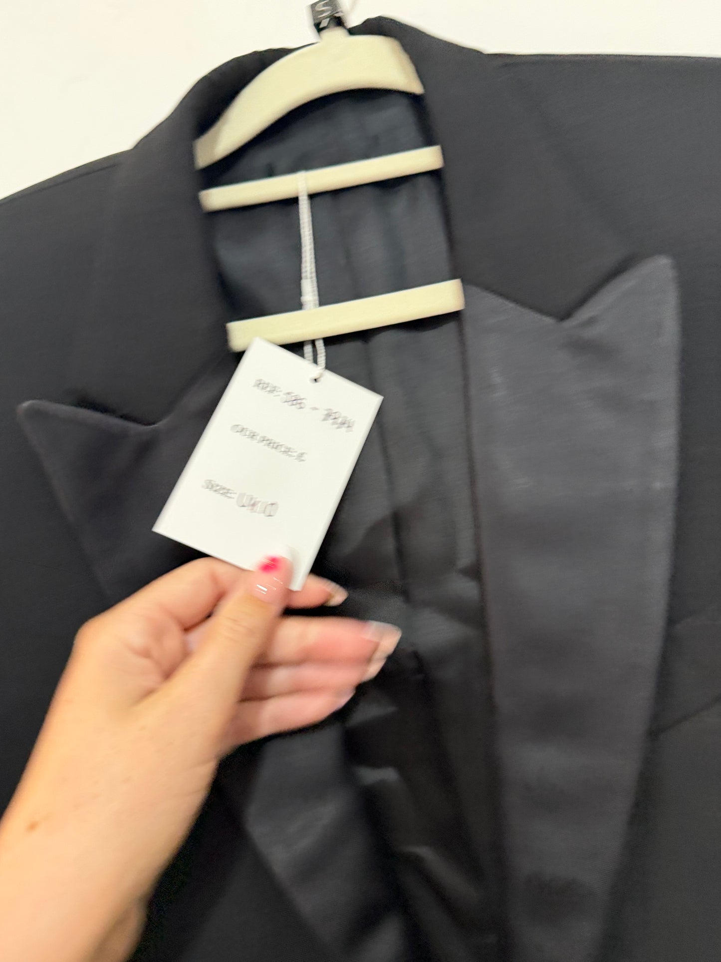 Preloved, Black Joseph Blazer, UK 10