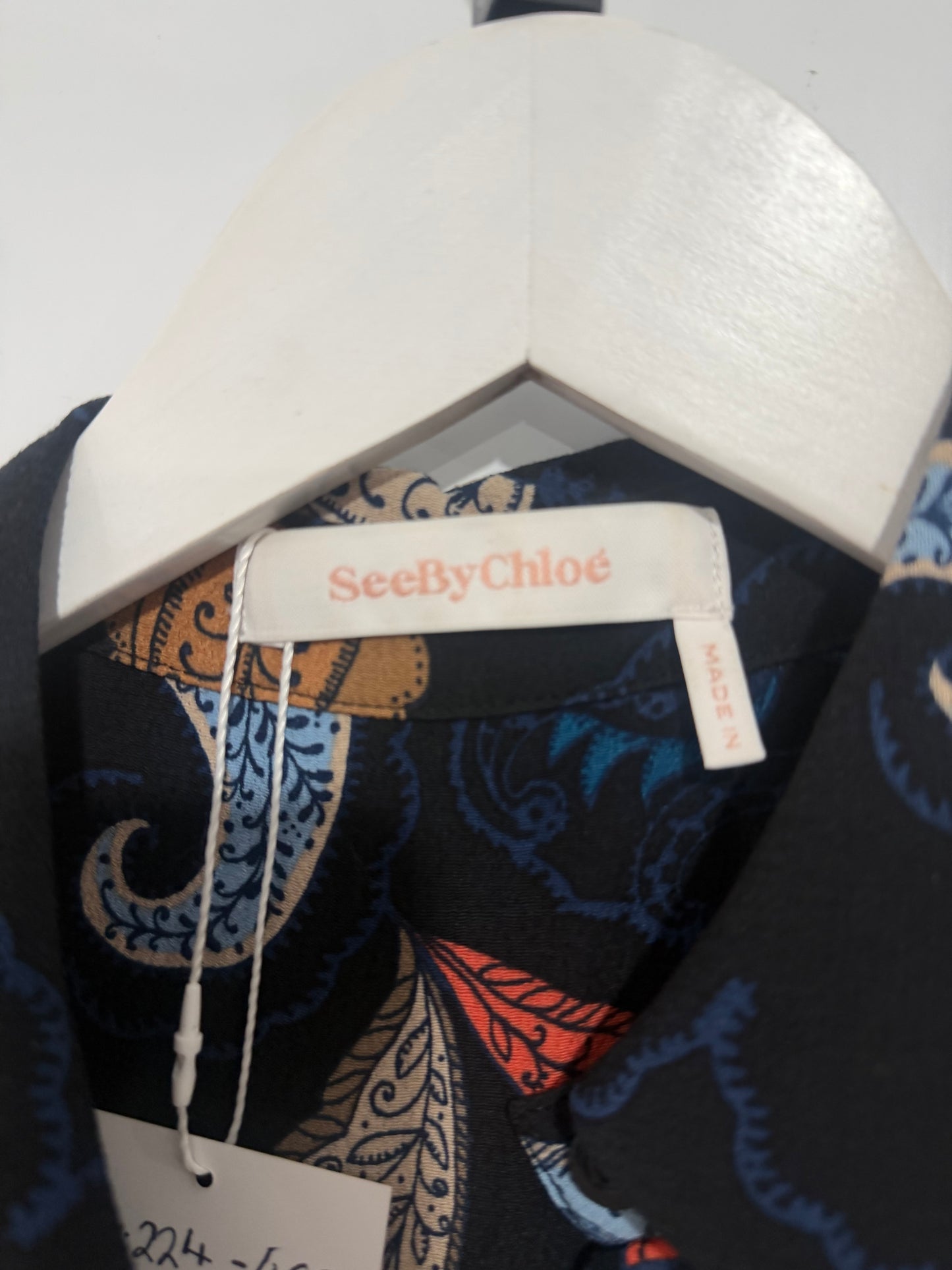 Floral SeeByChloé Blouse, Size 8 (36)