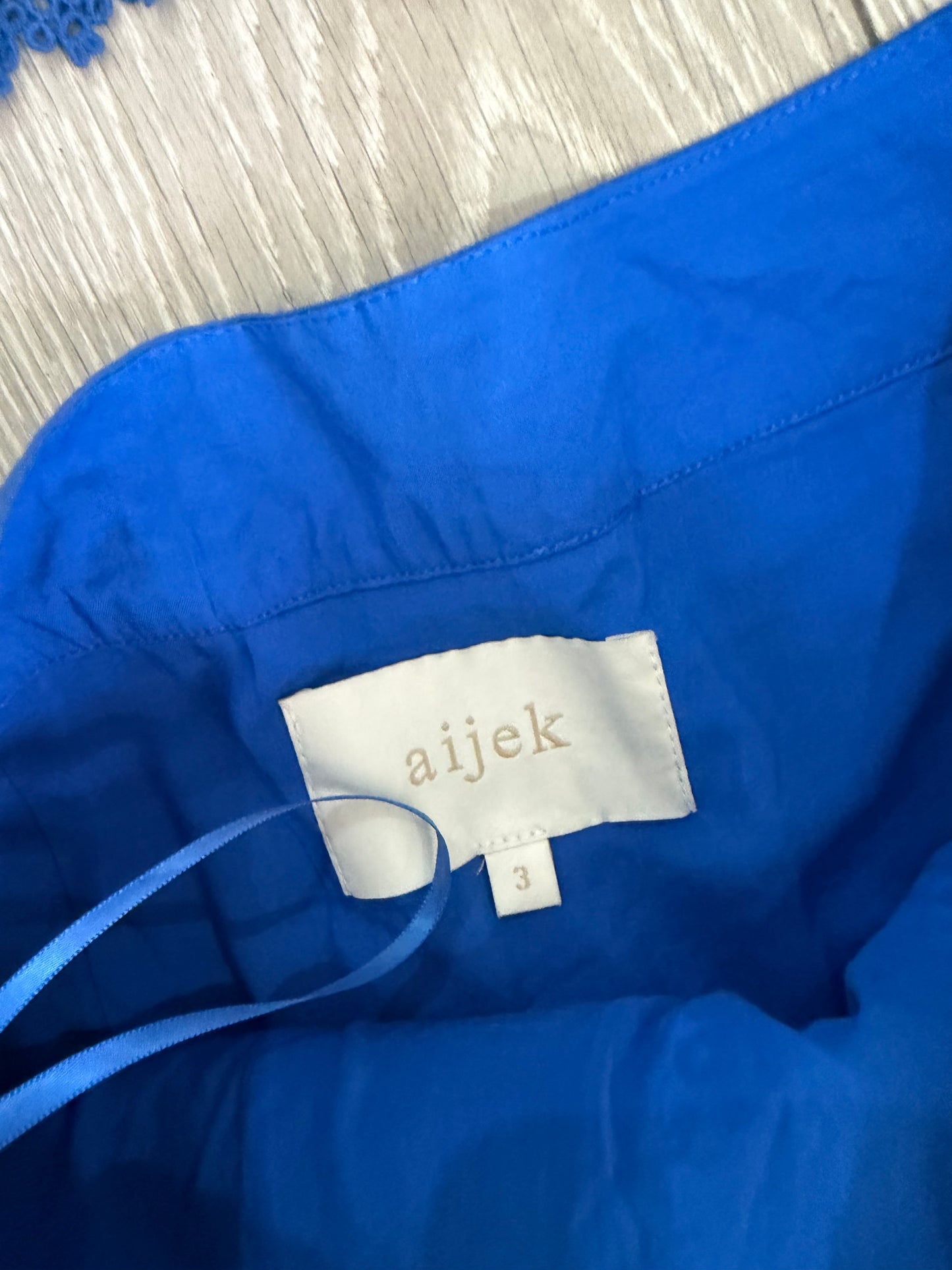 Preloved, Blue Aijek Skirt Co-ord, UK 10