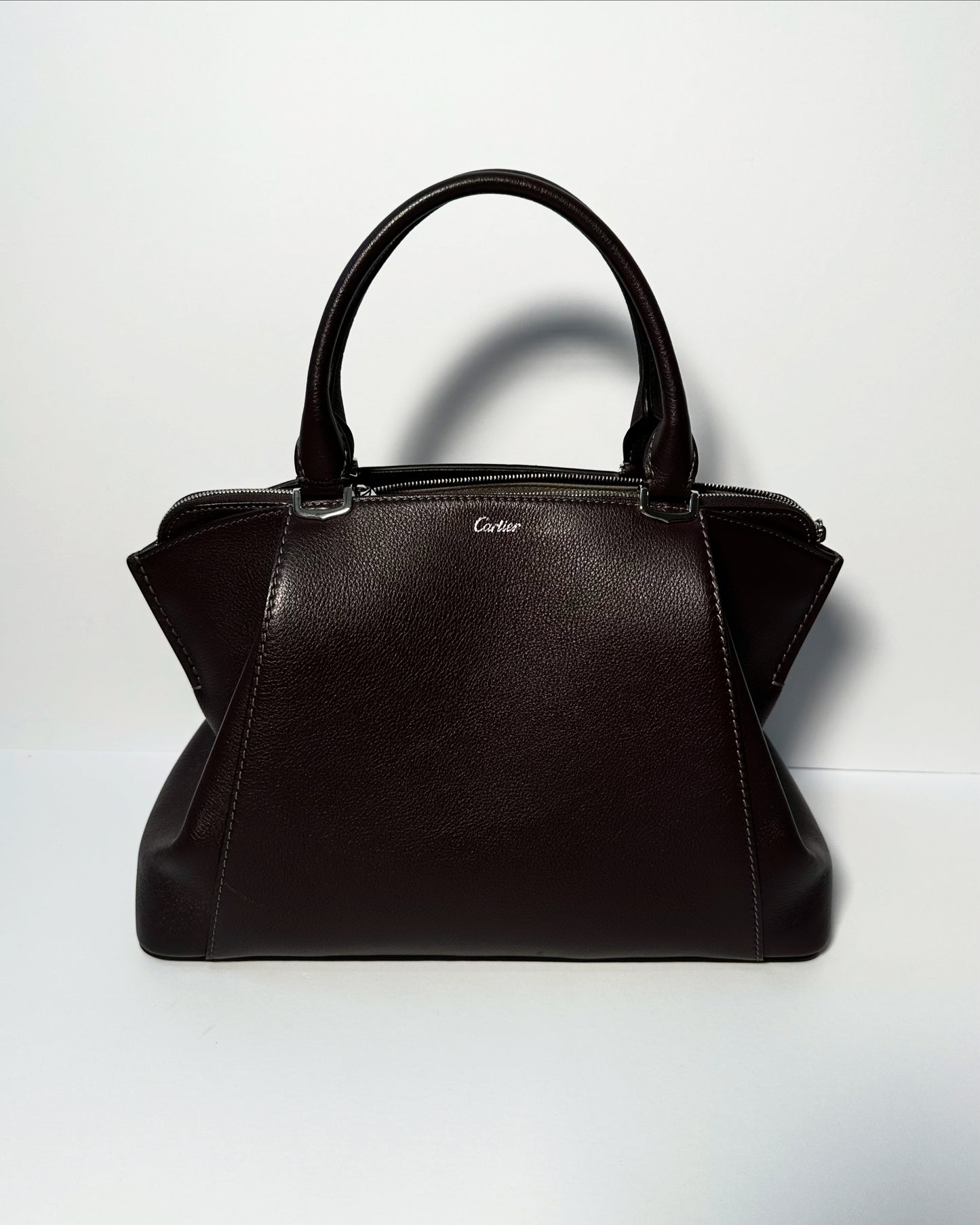 Cartier Burgundy Handbag