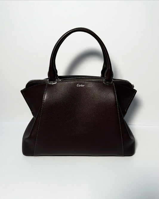 Cartier Burgundy Handbag