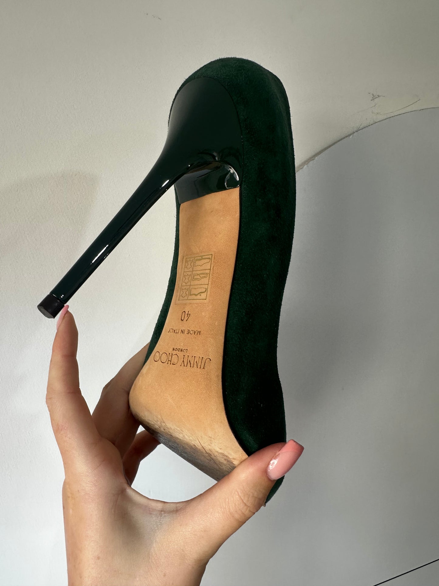 Green Jimmy Choo Heels, 7