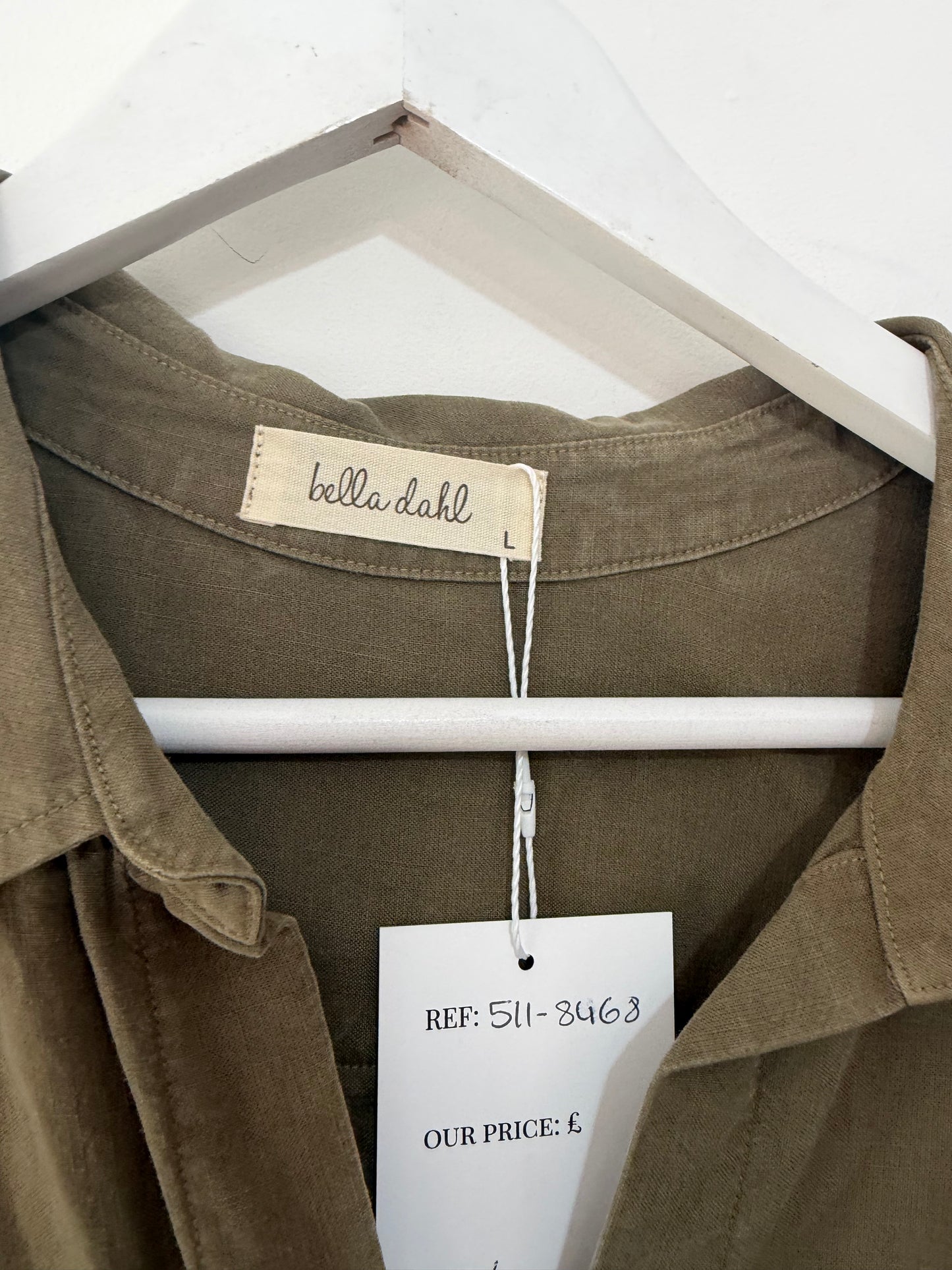 Preloved Khaki Bella Dahl Shirt, L