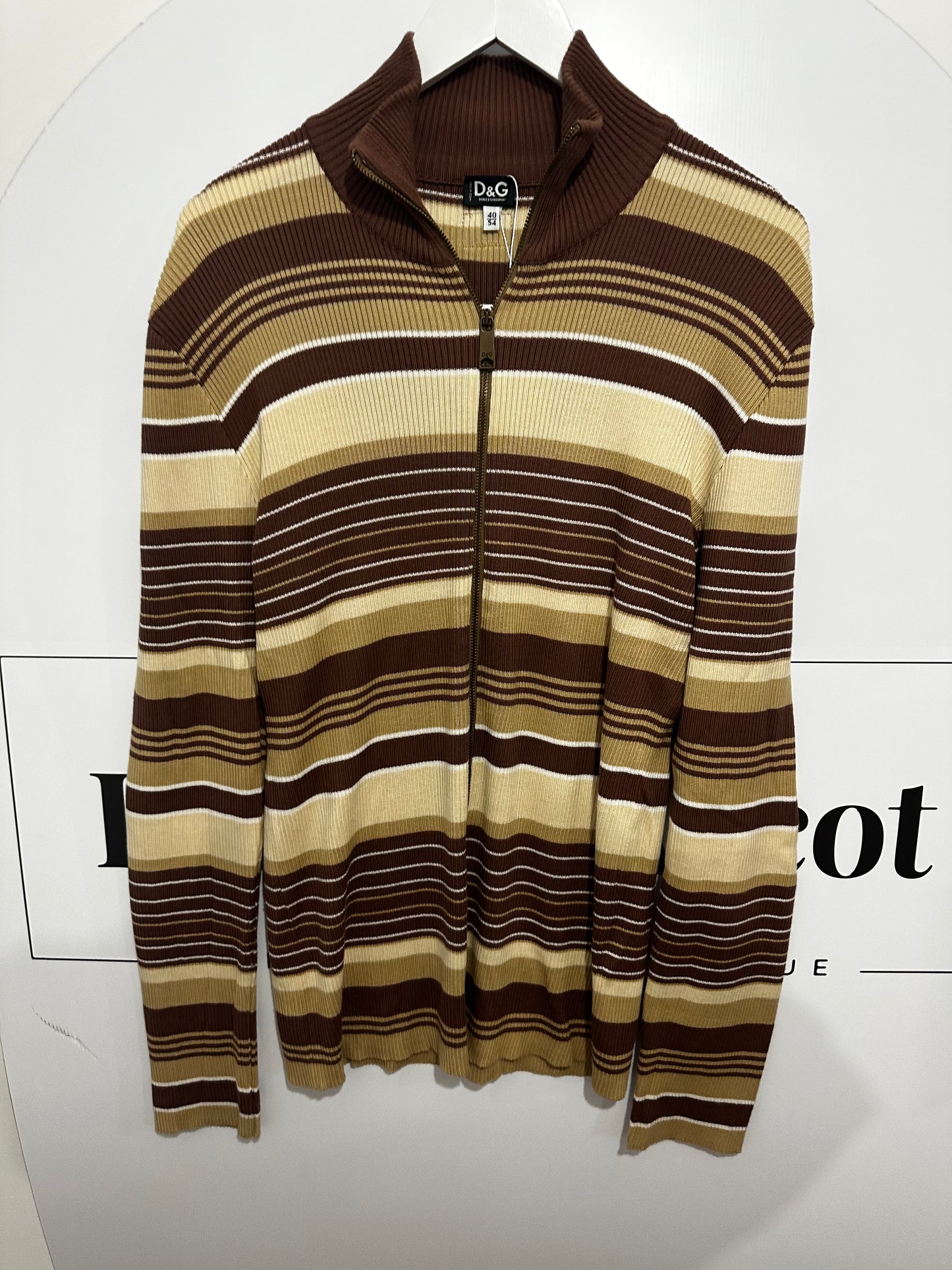 Dolce & Gabbana Men’s Zip up Jumper, Size Large