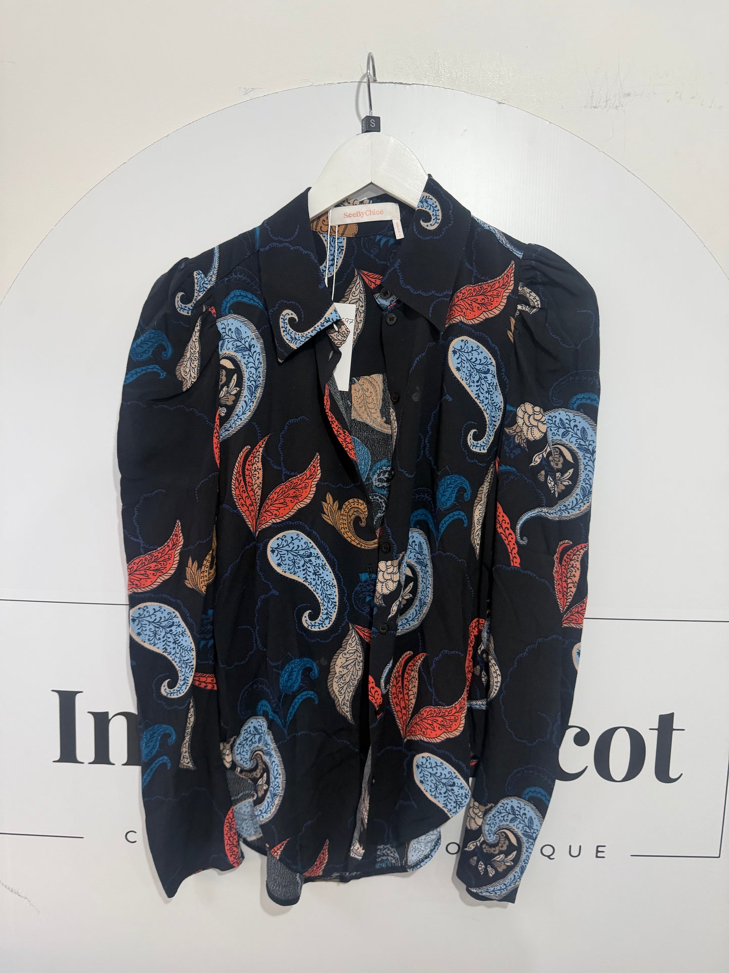 Floral SeeByChloé Blouse, Size 8 (36)