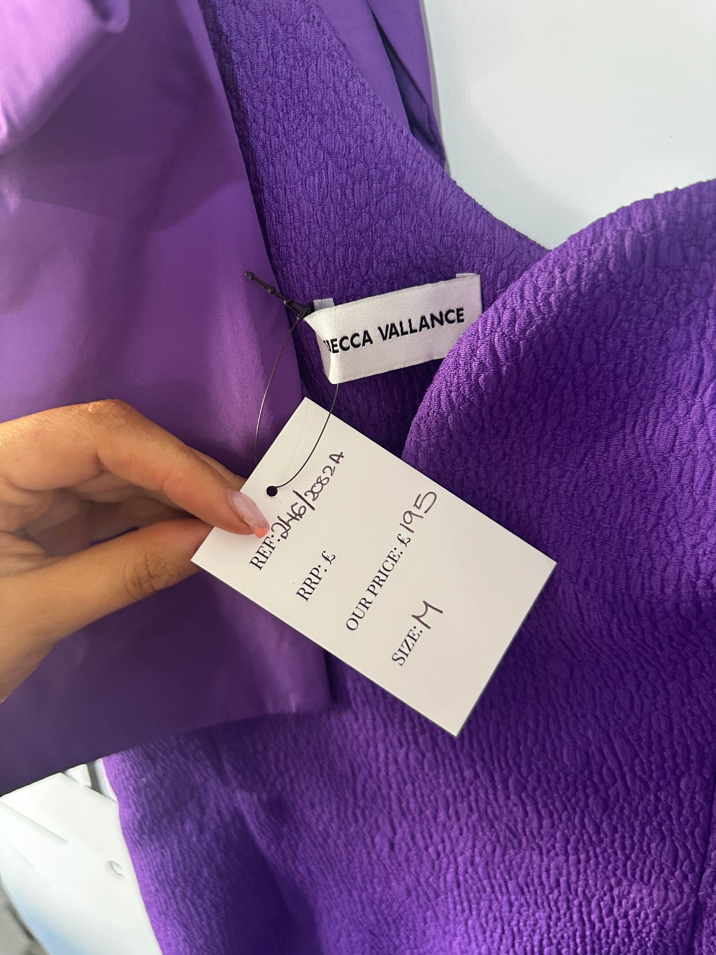 Purple Rebecca Vallance Dress, Size 10