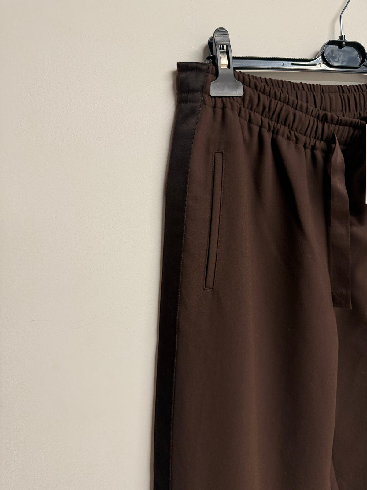 Preloved Zadig & Voltaire Wide Leg Trousers Size 12 Brown THE POMA TROUSER