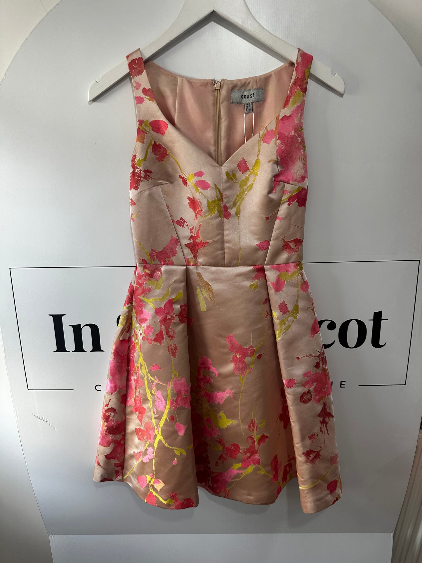 Pink Coast Races/Wedding Guest Dress, Size 6