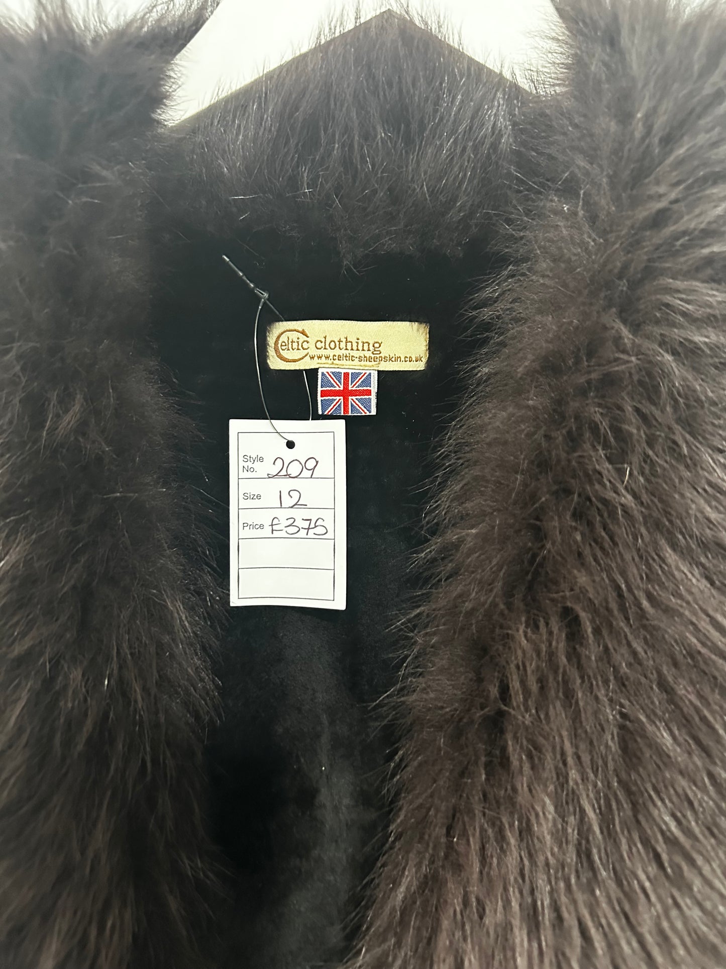Celtic Clothing Sheepskin Leather Coat, 12
