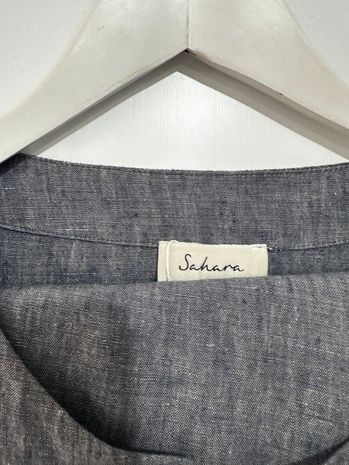 Blue Sahara 2 Piece Linen Co Ord, Fits a Size L/XL