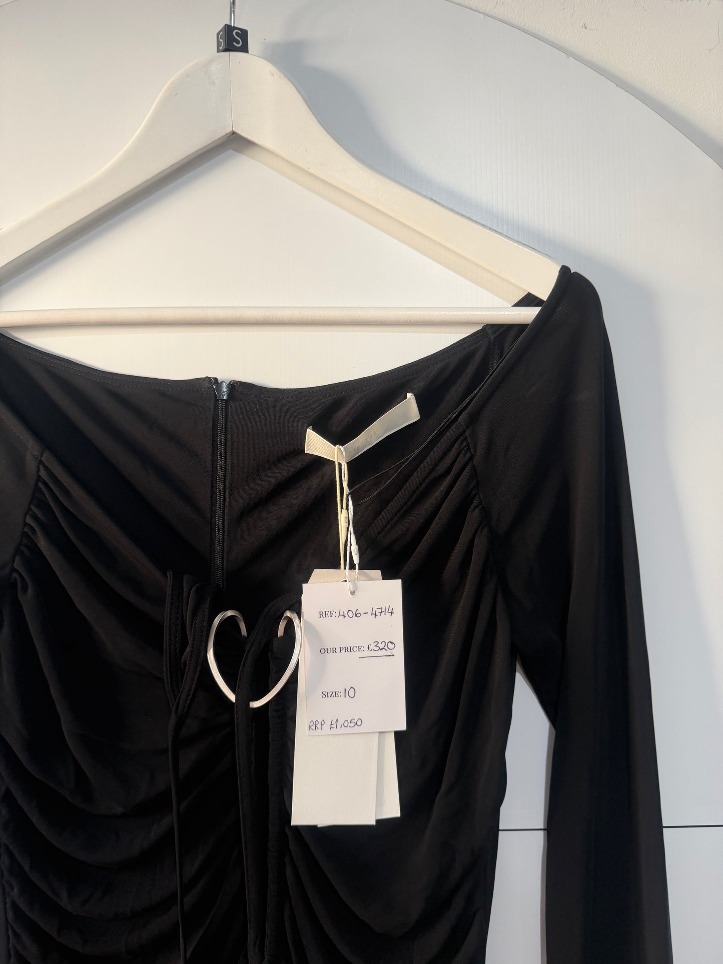 Black Dion Lee Long Dress, Size S