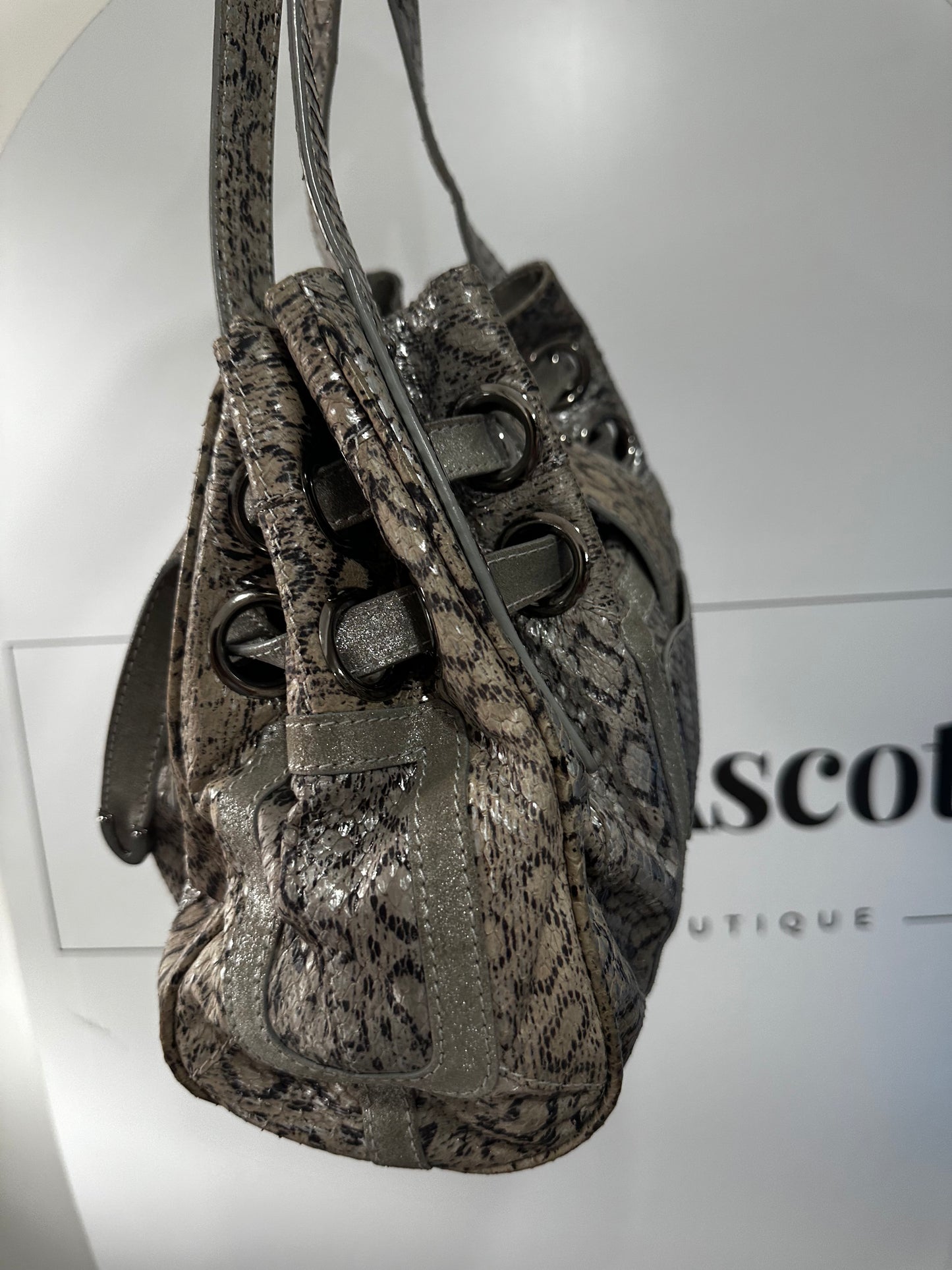 Grey/Snake Jimmy Choo Handbag