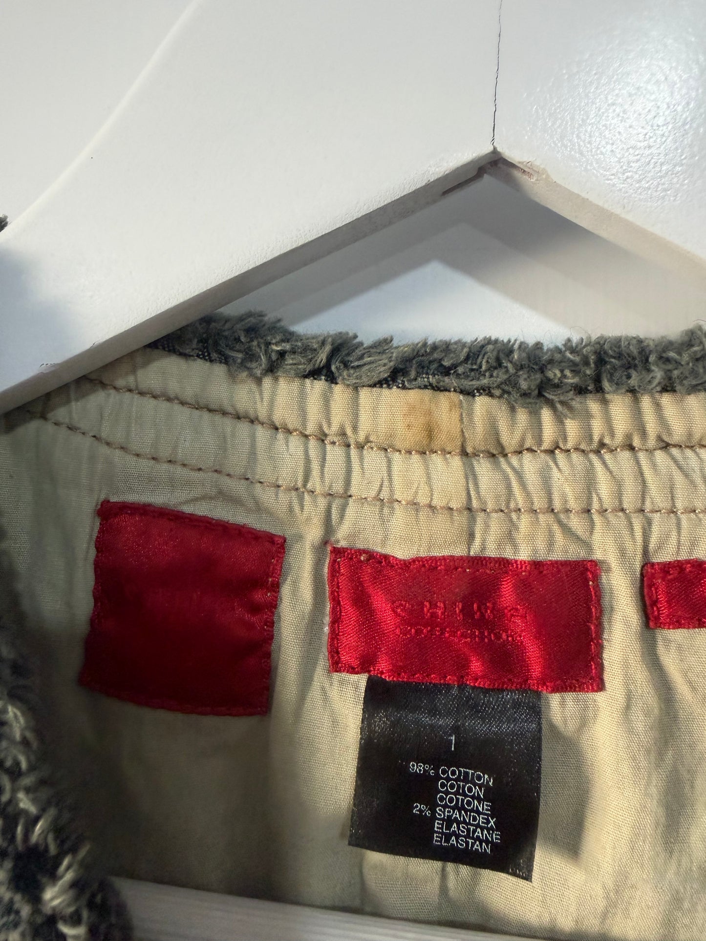 Blue Chine Denim Waistcoat, Small