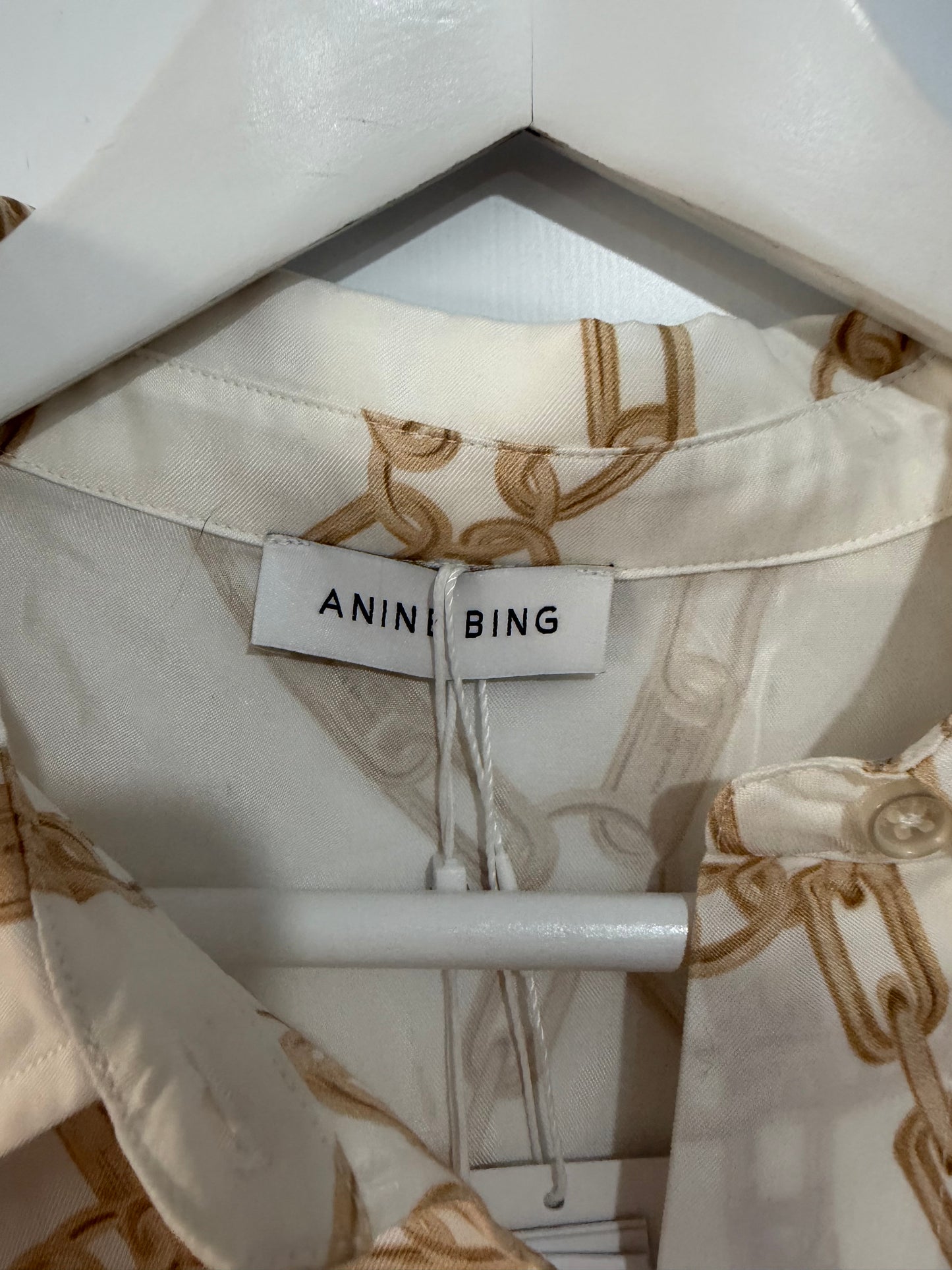 Chain Anine Bing Blouse, Size XS