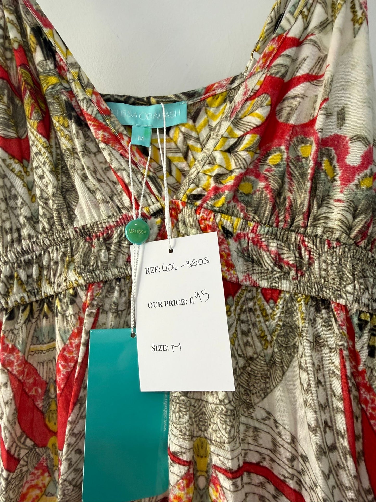 Pre-loved Multi Melissa Obabash Dress, M, BNWT