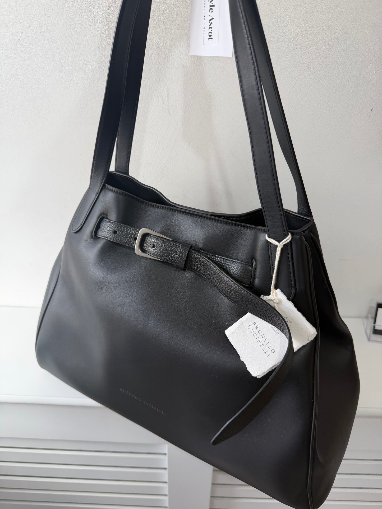 Preloved Brunello Cucinelli Handbag Medium Black