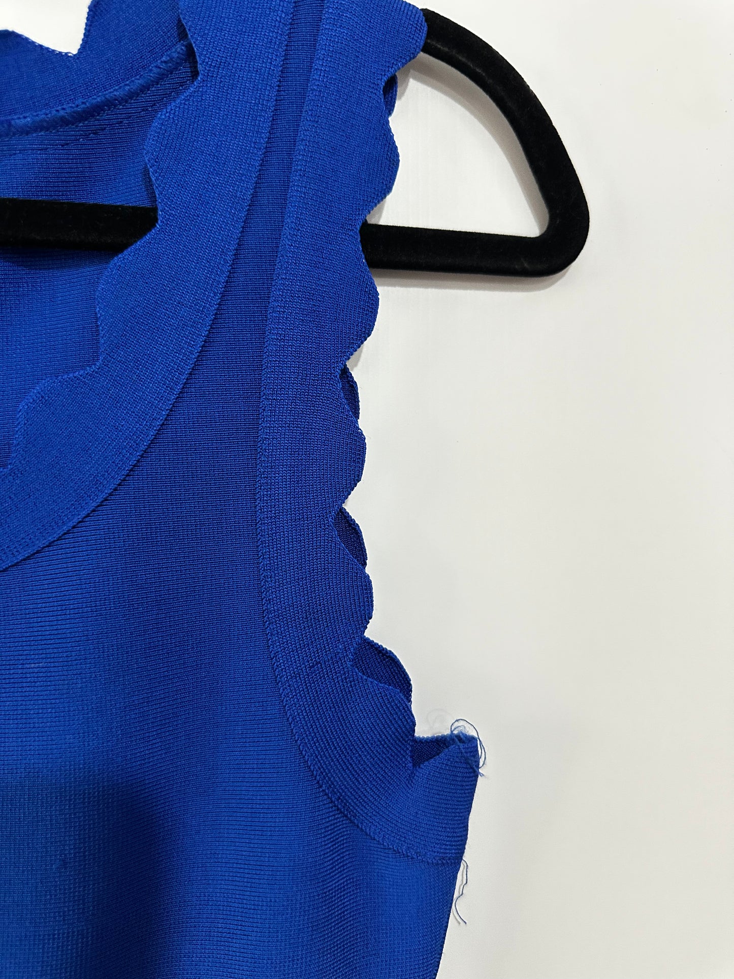 Blue Herve Ledger Bandage Dress, Fits a Size XS/S