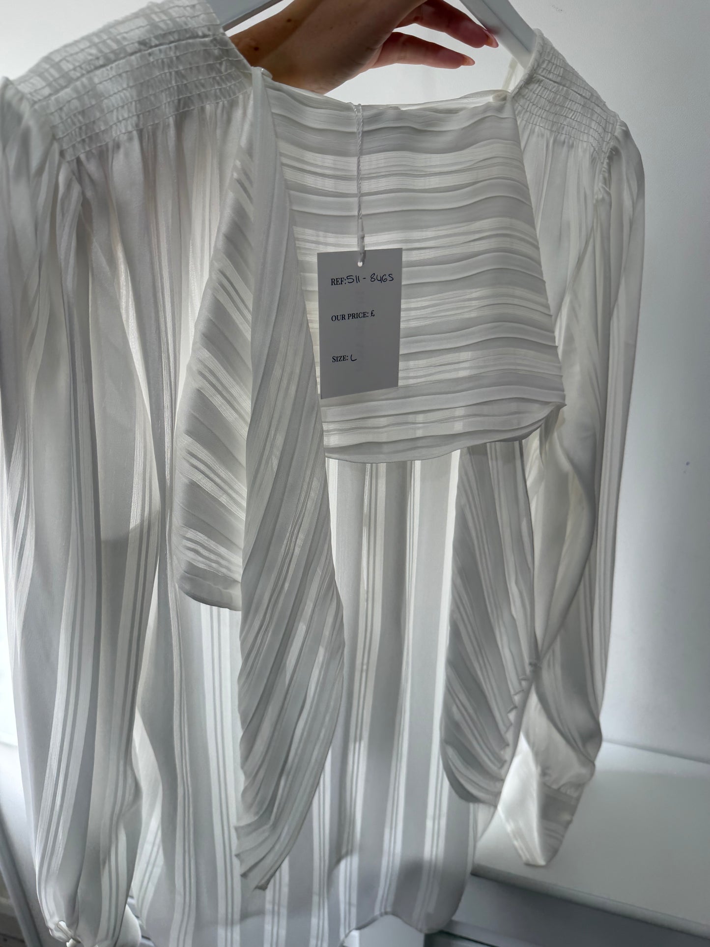 Preloved White Equipment Femme Blouse, L