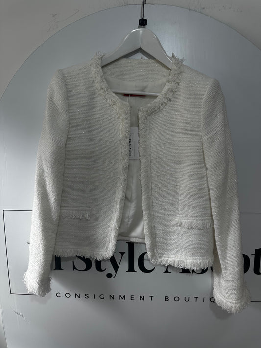 White Alice + Olivia Jacket, small