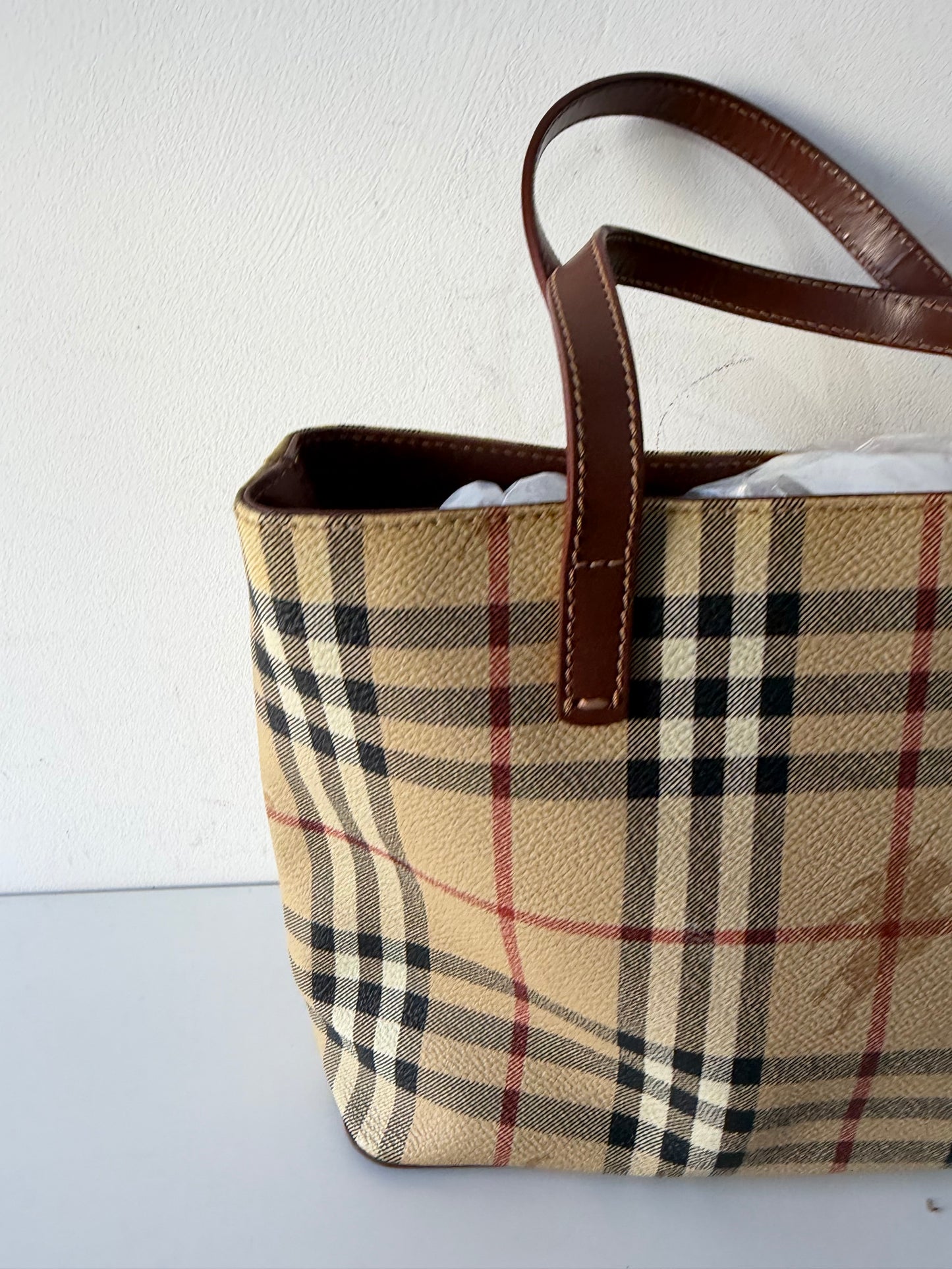 Preloved Burberry Handbag Monogram