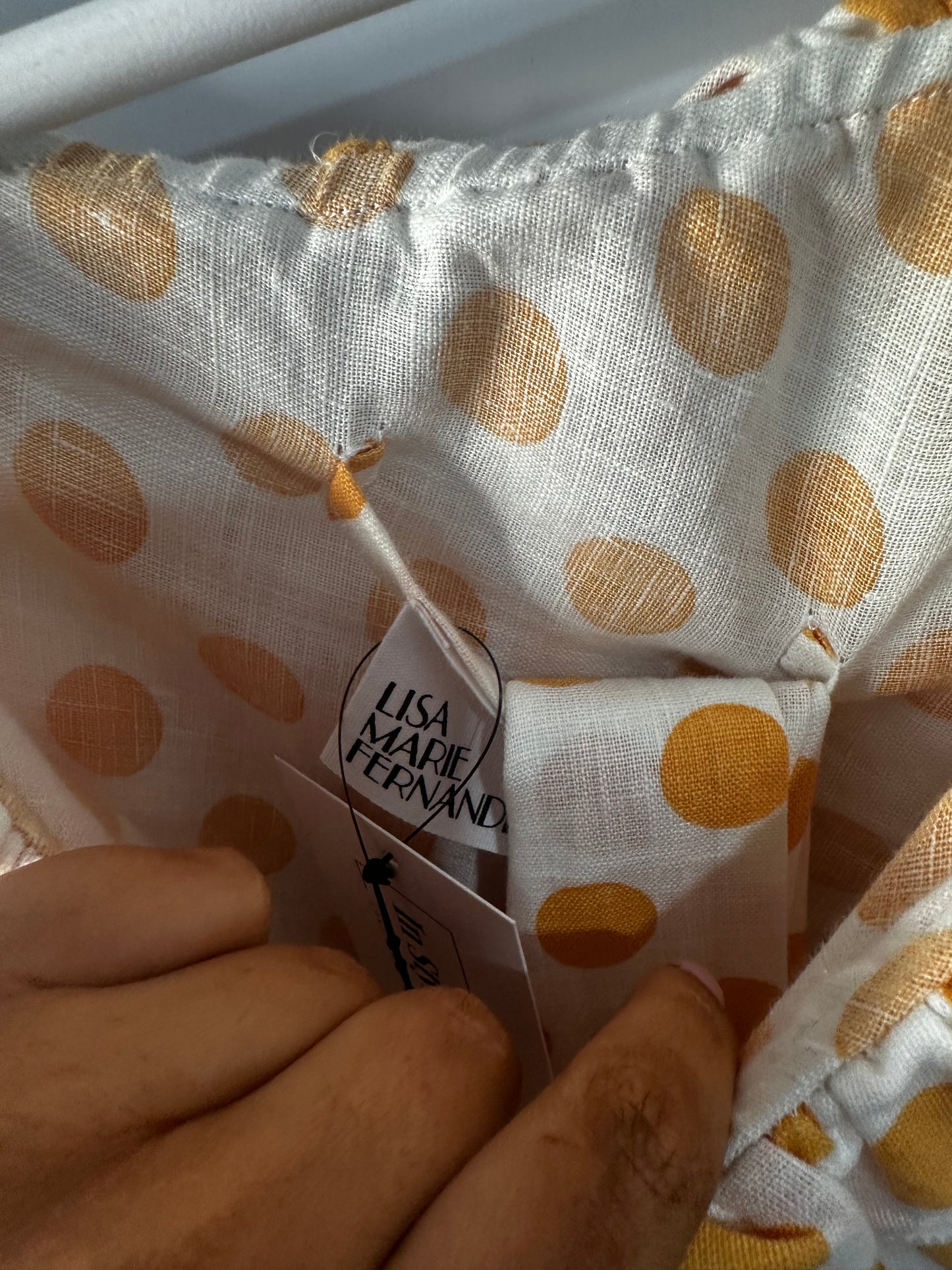 Yellow Lisa Marie Fernandez Dress, Size 10/12